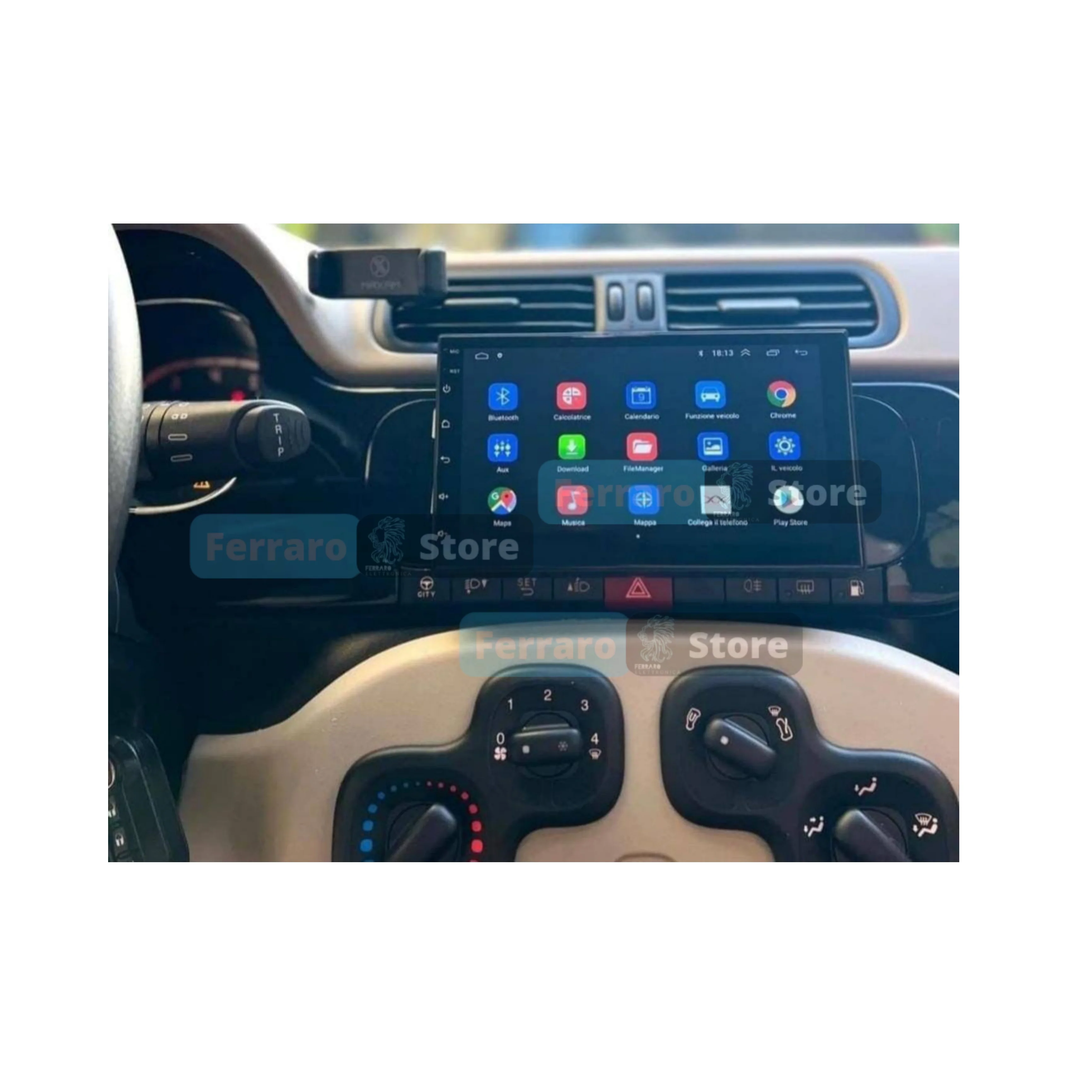 Autoradio per Fiat Panda 3a Serie 7" | Dal 2013> | Android | Bluetooth | CarPlay | Android Auto | 2/4/8GB Ram - Image 2