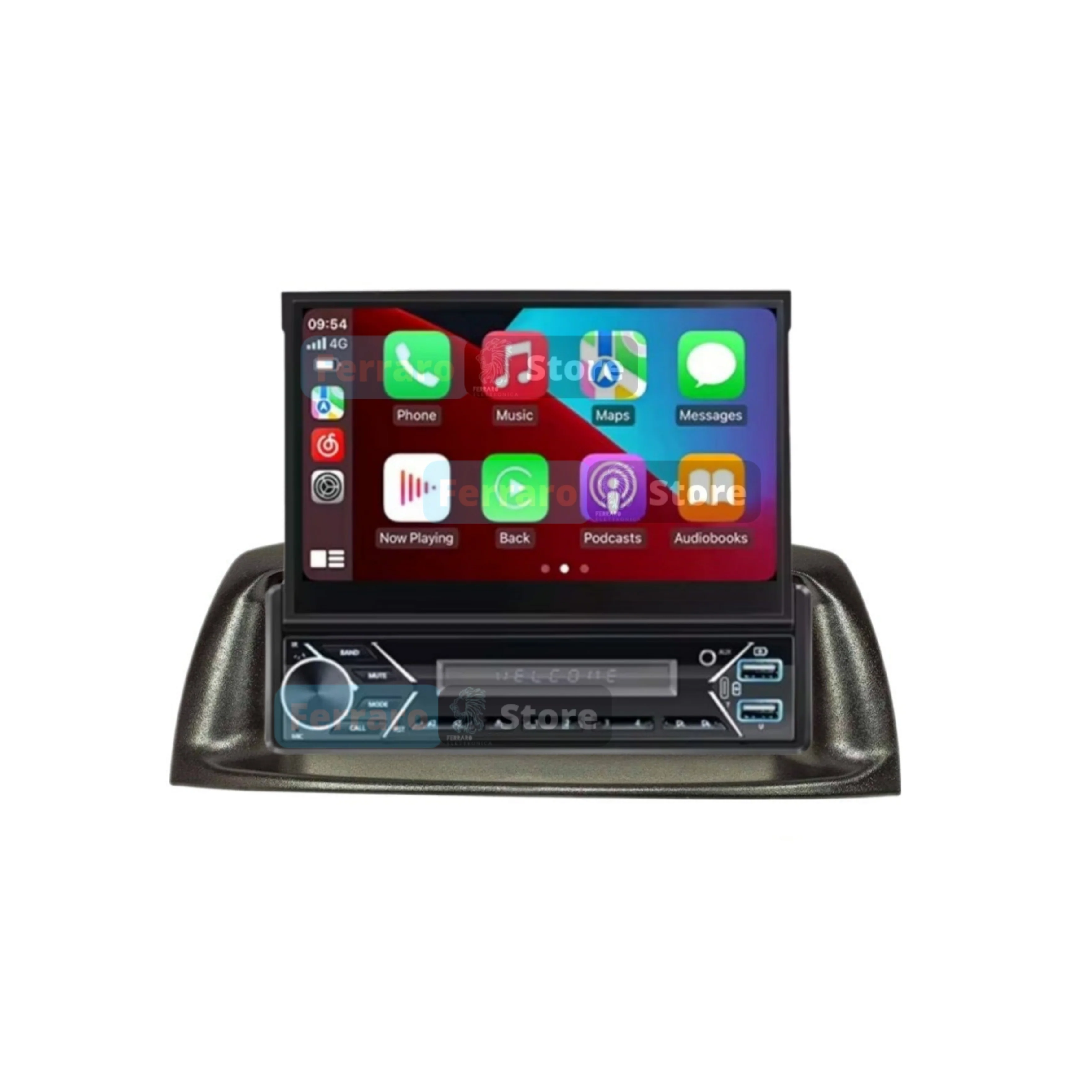 Autoradio per Fiat Punto 188 7" | 1999-2010 | Android | Bluetooth | Motorizzato | CarPlay | Android Auto | 2/32GB Ram