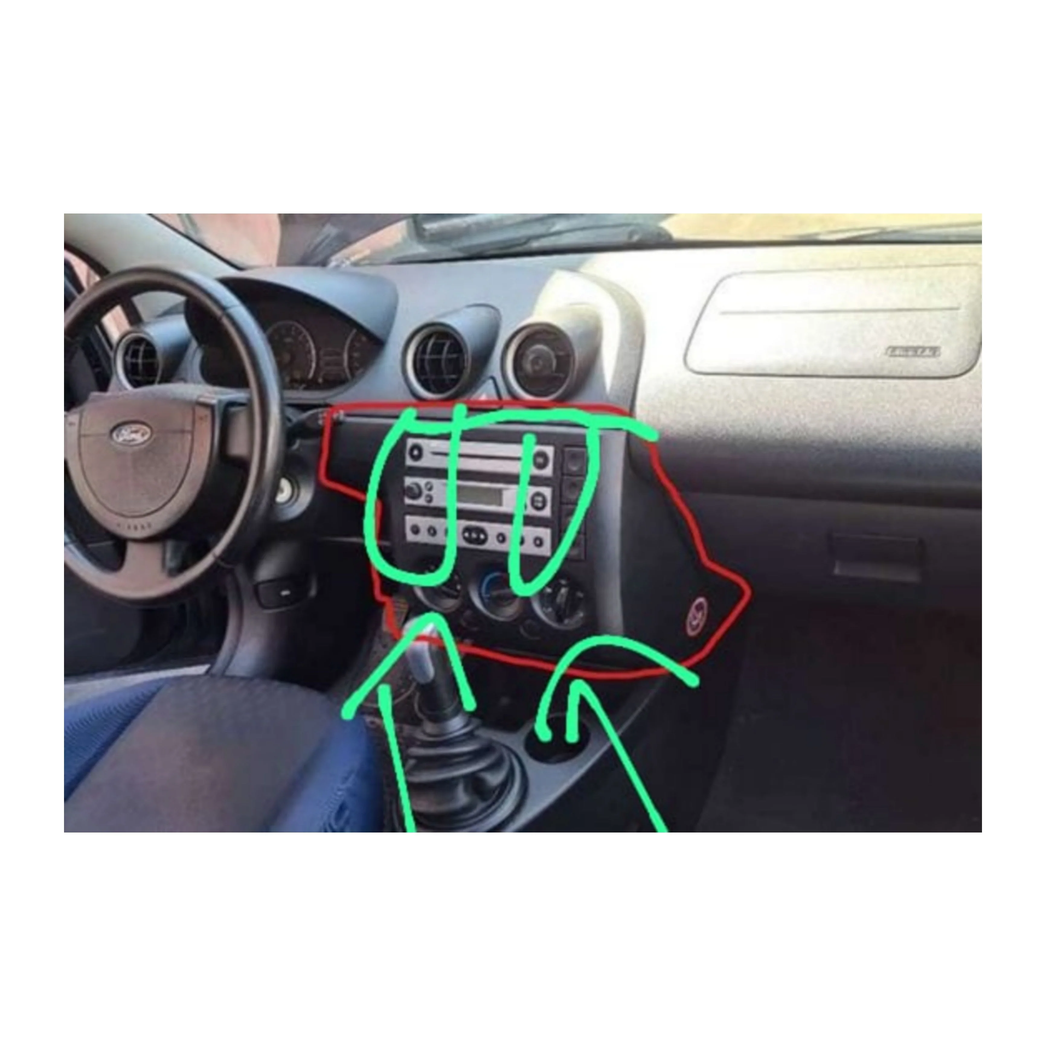 Autoradio per Ford Fiesta/Fusion 6.9" (2002-2005) Android, Bluetooth, CarPlay, Android Auto, 2/32GB Ram - Image 2