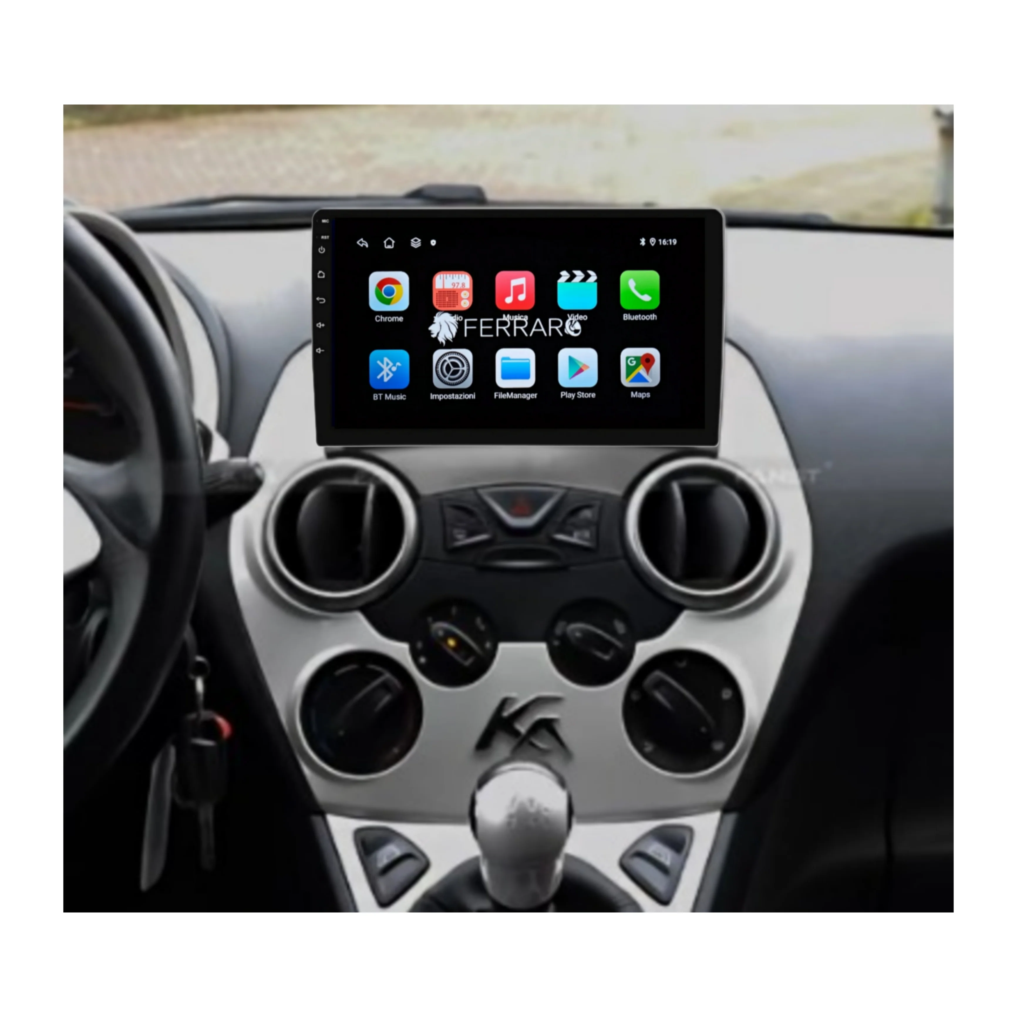 Autoradio per Ford Ka 9" (2008-2016) Android, Bluetooth, CarPlay, Android Auto, 2GB/4GB/6GB/8GB Ram - Image 4