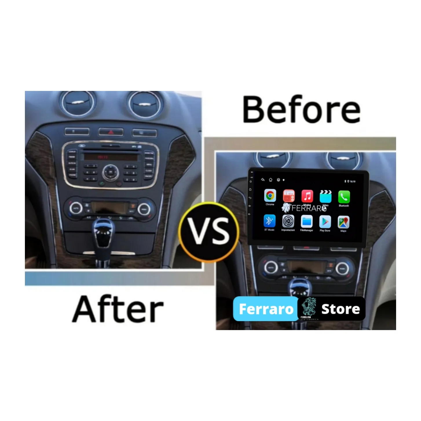 Autoradio per Ford Mondeo 4 10.1" (2010-2014) Android, Bluetooth, CarPlay, Android Auto, 2GB/4GB/8GB Ram - Image 3