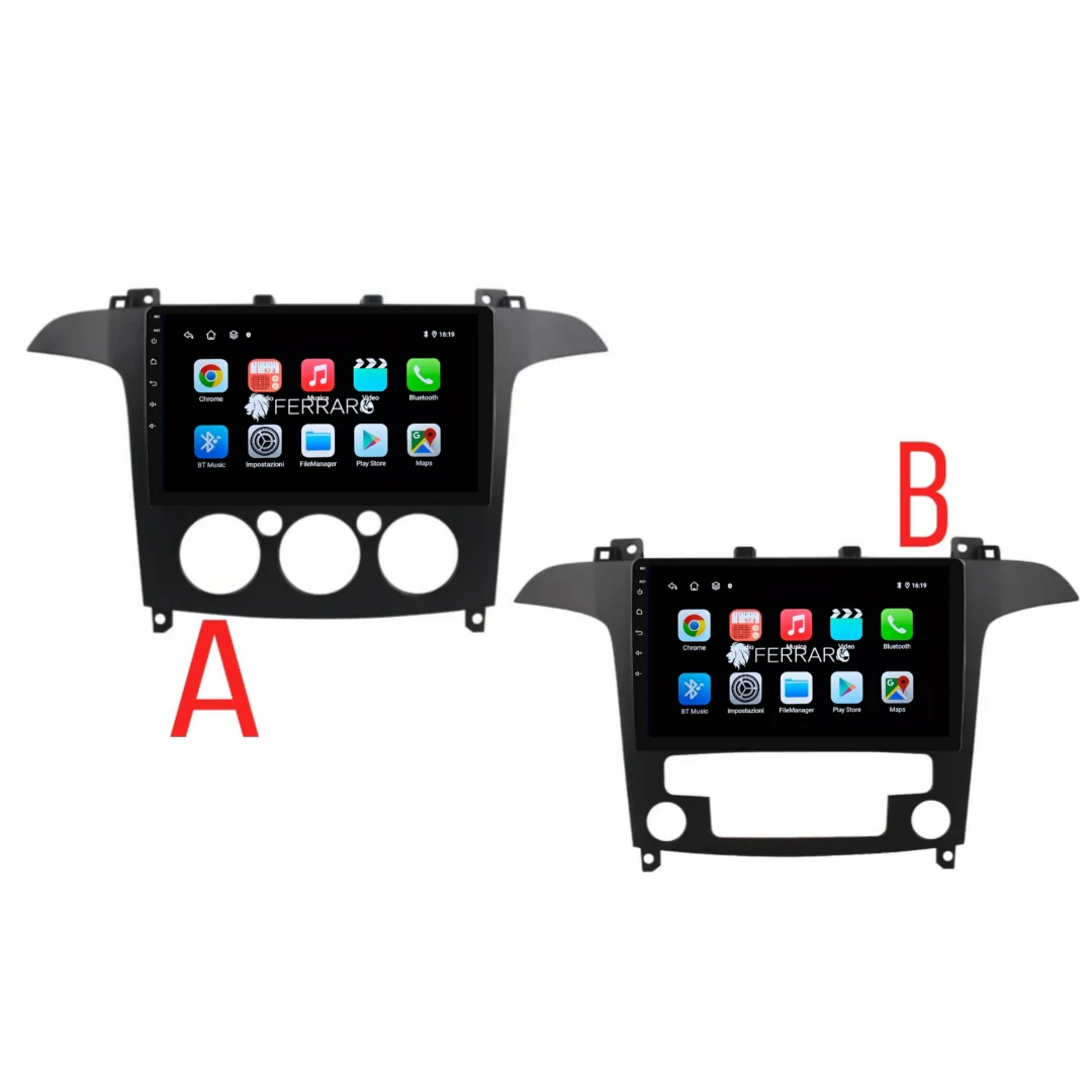 Autoradio per Ford S-Max 9" (2006-2015) Android, Bluetooth, CarPlay, Android Auto, 2GB/4GB/6GB/8GB Ram