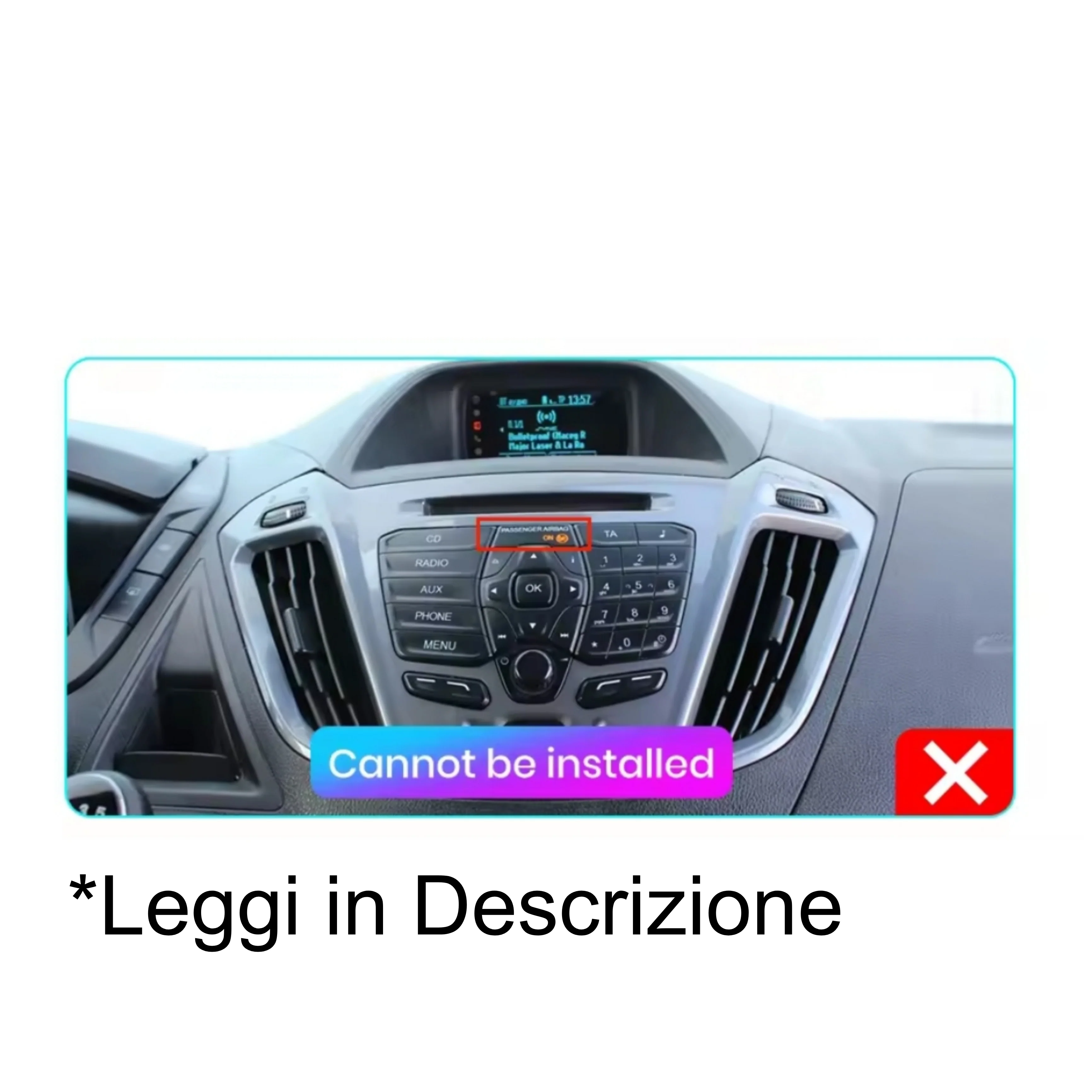 Autoradio per Ford Tourneo Custom, Transit 9" (2012-2018) Android, Bluetooth, CarPlay, Android Auto, 2GB/4GB/6GB/8GB Ram - Image 5