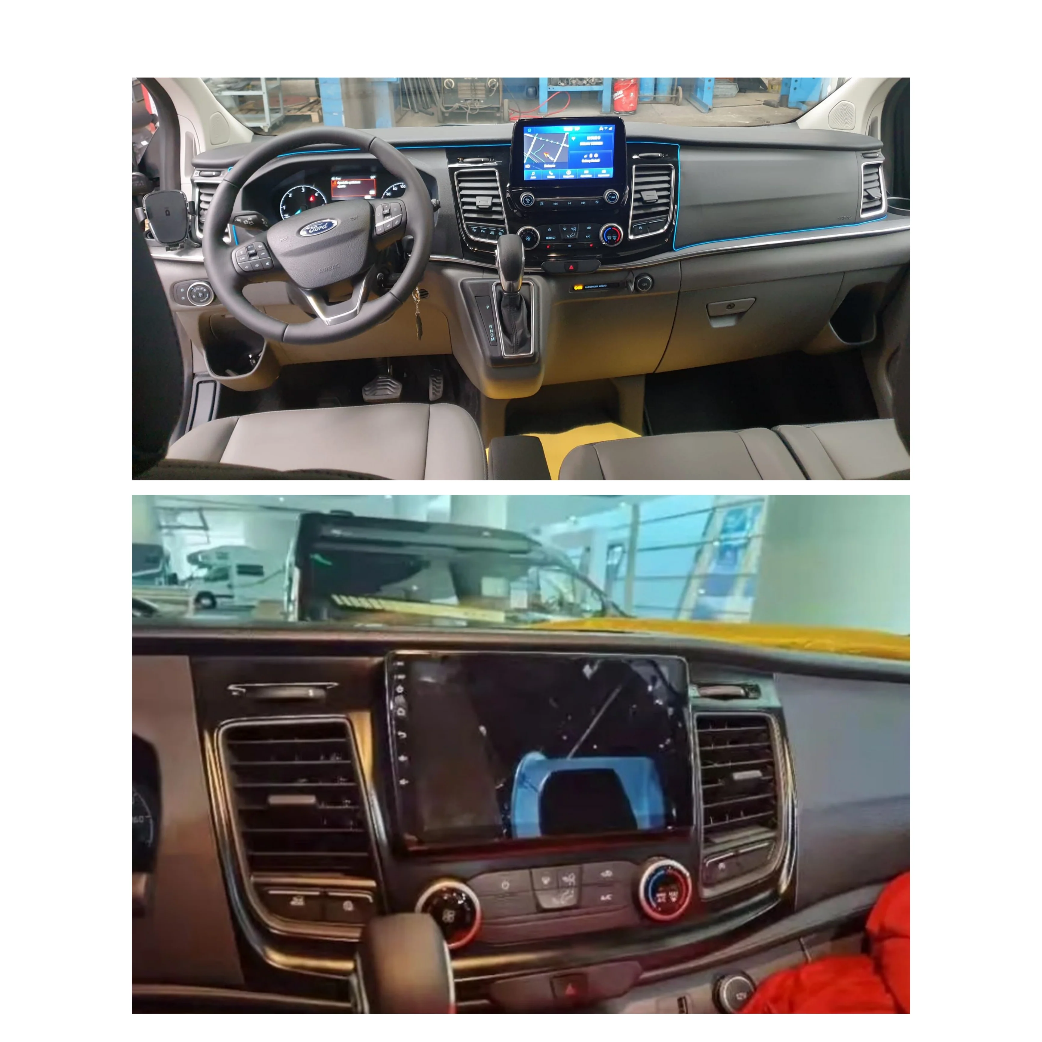 Autoradio per Ford Transit Custom Tourneo Custom (V363) 10.1" (2017-2023) Android, Bluetooth, CarPlay, Android Auto, 2GB/4GB/8GB Ram - Image 4