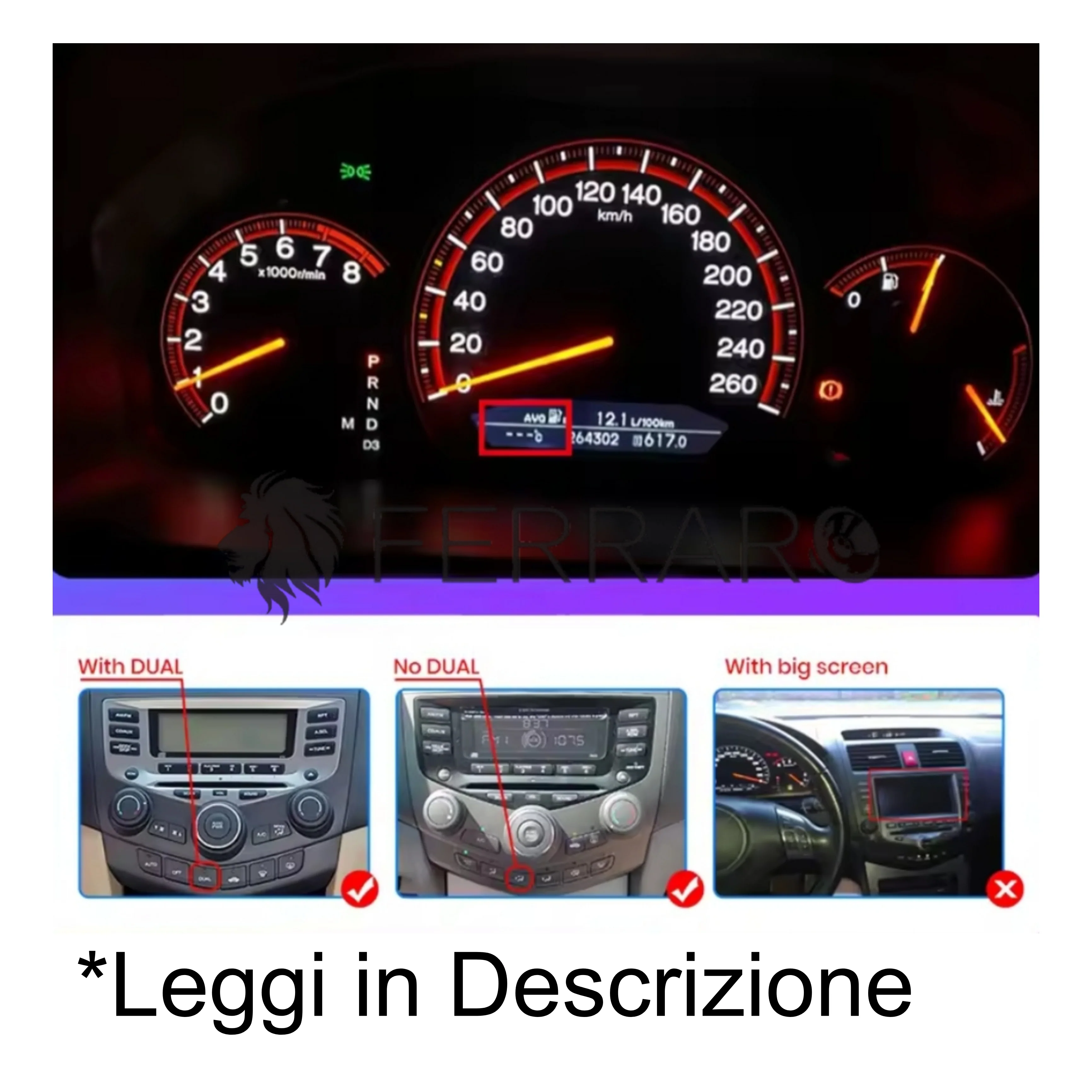 Autoradio per Honda Accord 7 9" (2002-2007) Android, Bluetooth, CarPlay, Android Auto,2GB/4GB/6GB/8GB Ram - Image 5