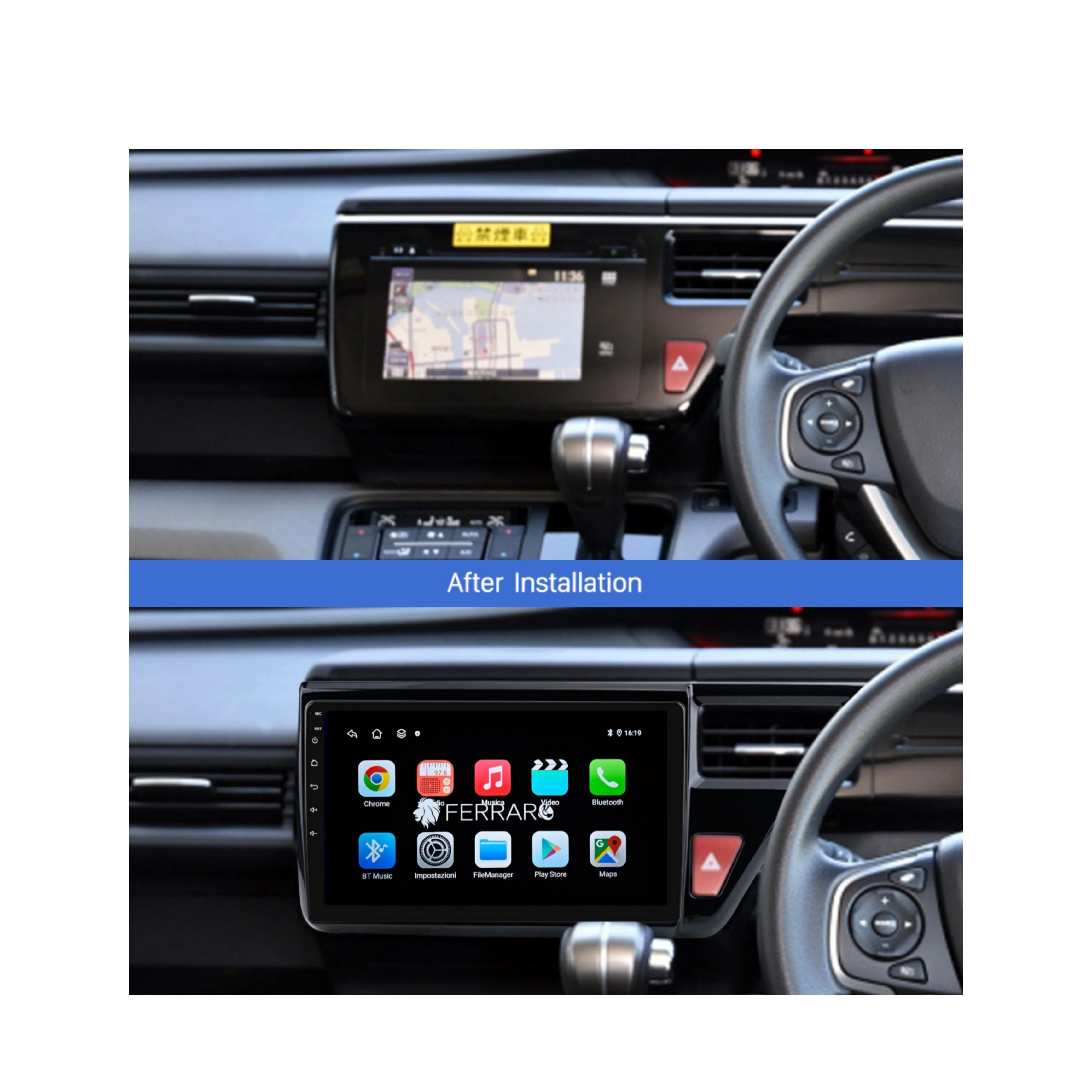 (PRENOTA) Autoradio per Honda Stepwgn 10.1" (2015-2021) Android, Bluetooth, CarPlay, Android Auto, 2GB/4GB/8GB Ram - Image 3