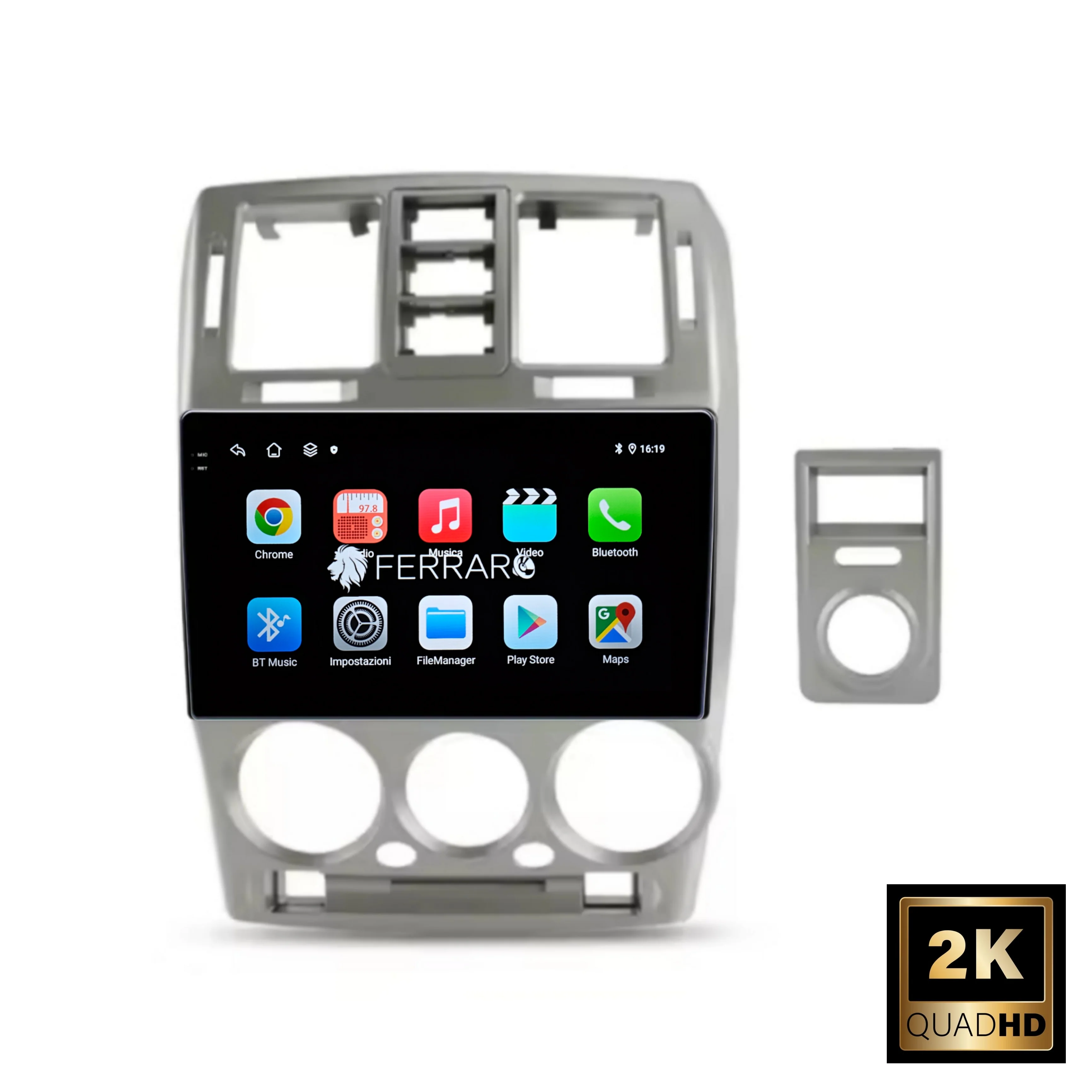 Autoradio per Hyundai Getz 9" 2K (2002-2009) Android, Bluetooth, CarPlay, Android Auto, 12/256GB Ram