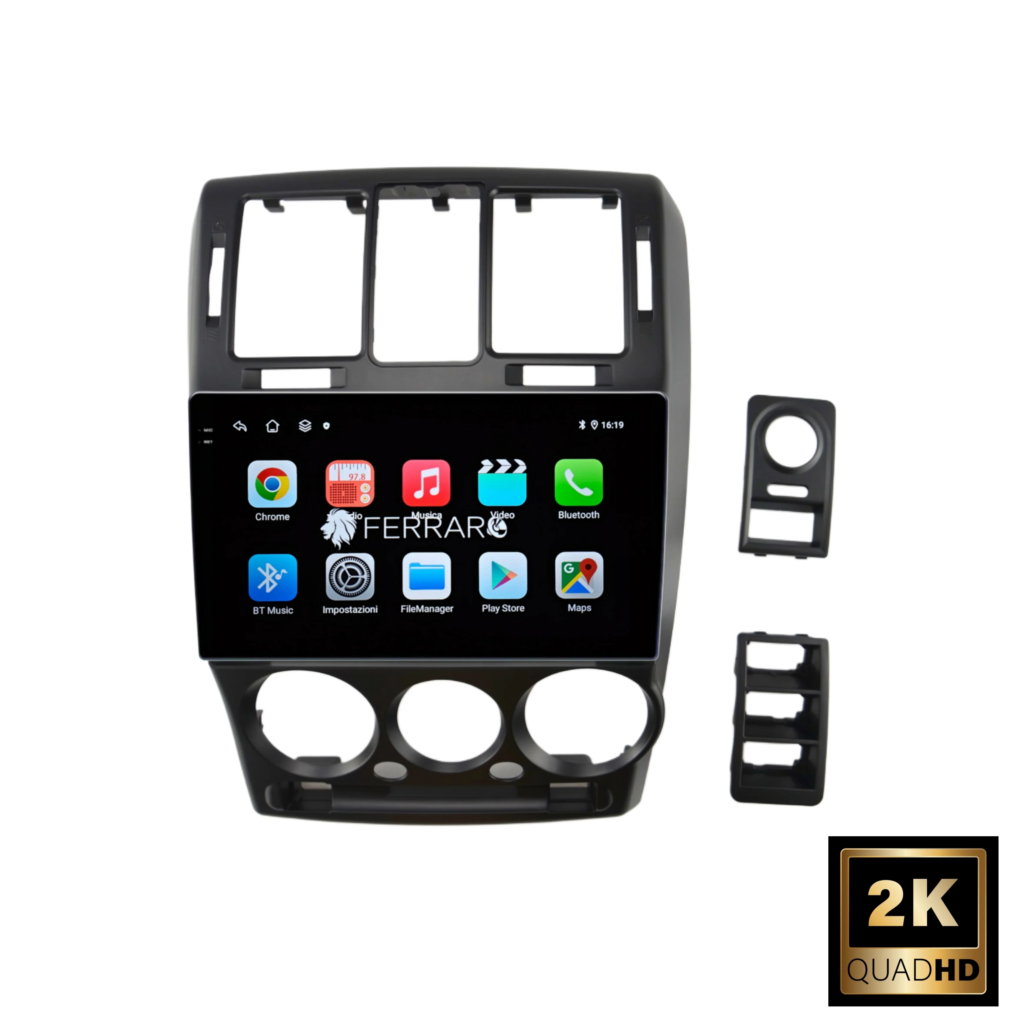 Autoradio per Hyundai Getz 9" 2K (2002-2009) Android, Bluetooth, CarPlay, Android Auto, 12/256GB Ram - Image 3