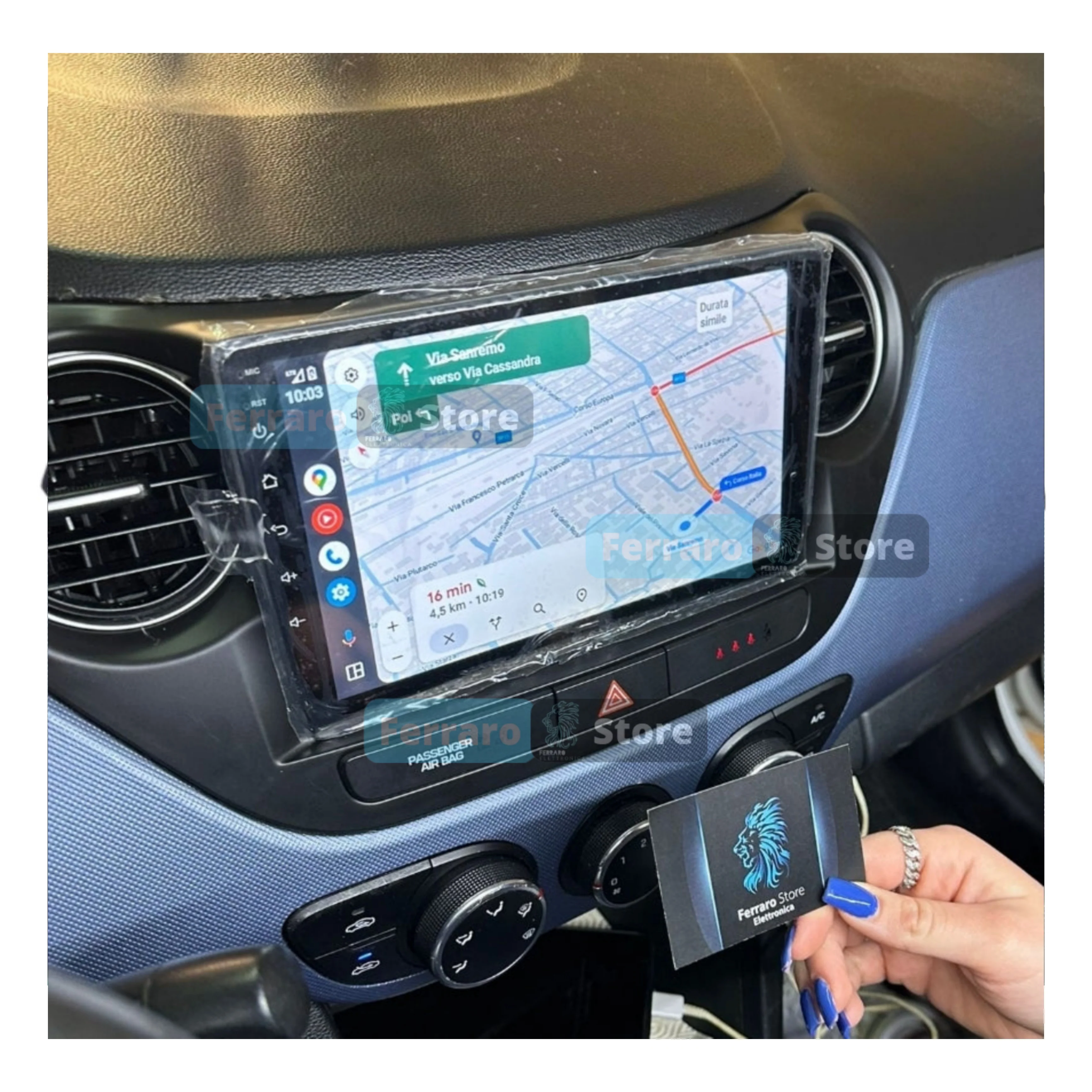 Autoradio per Hyundai Grand i10 9" (2013-2019) Android, Bluetooth, CarPlay, Android Auto, 2GB/4GB/6GB/8GB Ram - Image 4