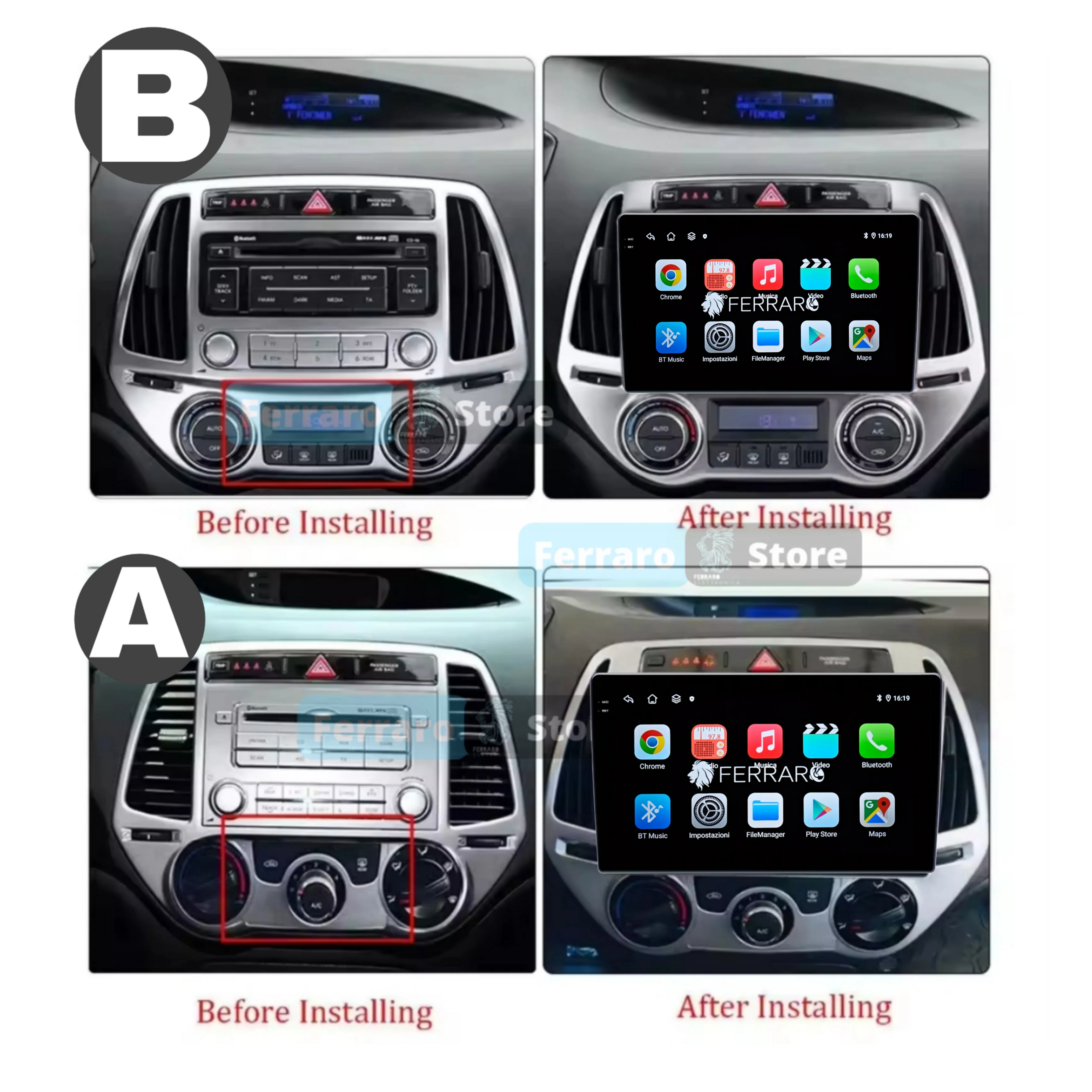 Autoradio per Hyundai i20 9" 2K | 2008-2014 | Android | Bluetooth | CarPlay | Android Auto | 12/256GB Ram - Image 4