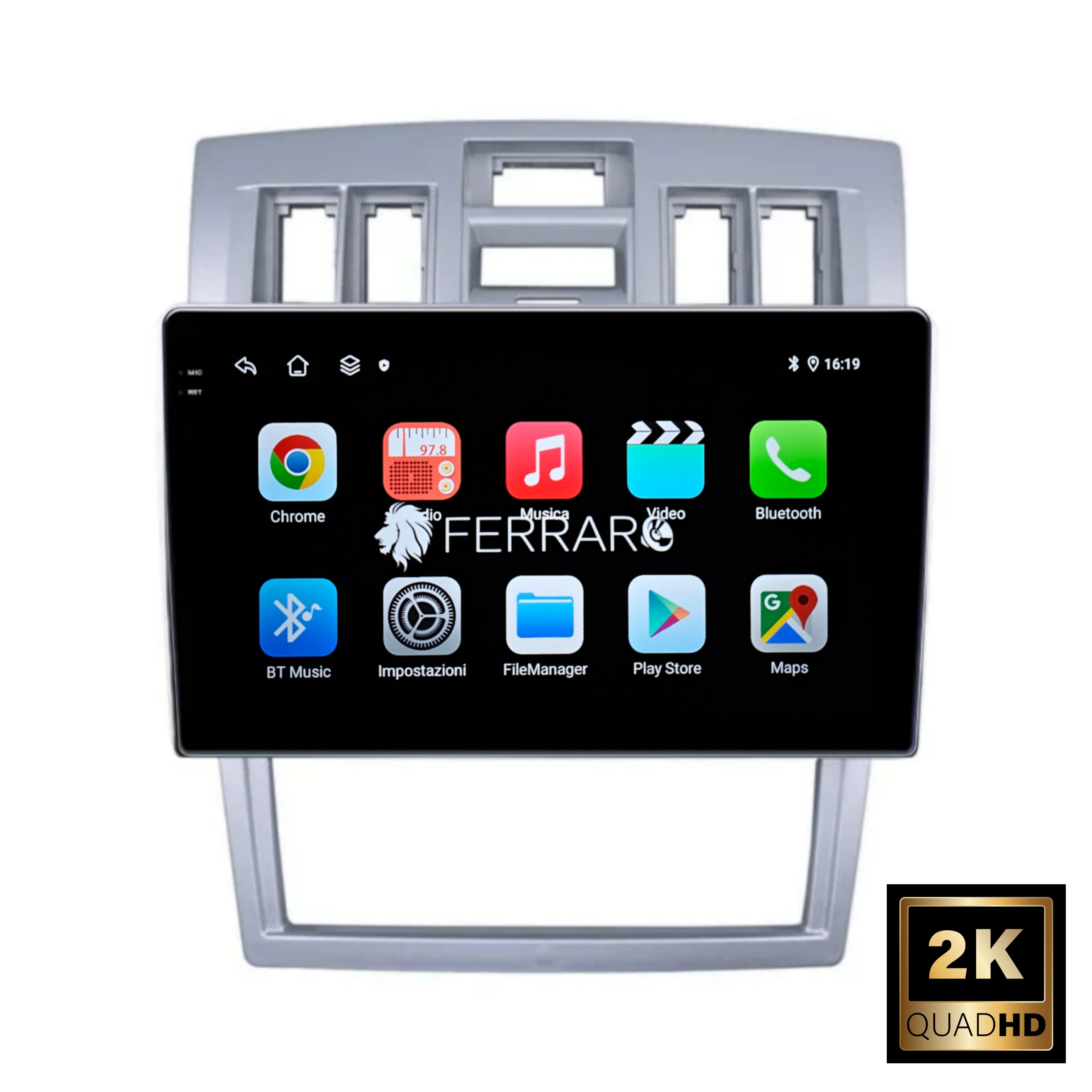 (PRENOTA) Autoradio per Hyundai Rohens-Coupe 9" 2K (2002-2009) Android, Bluetooth, CarPlay, Android Auto, 12/256GB Ram