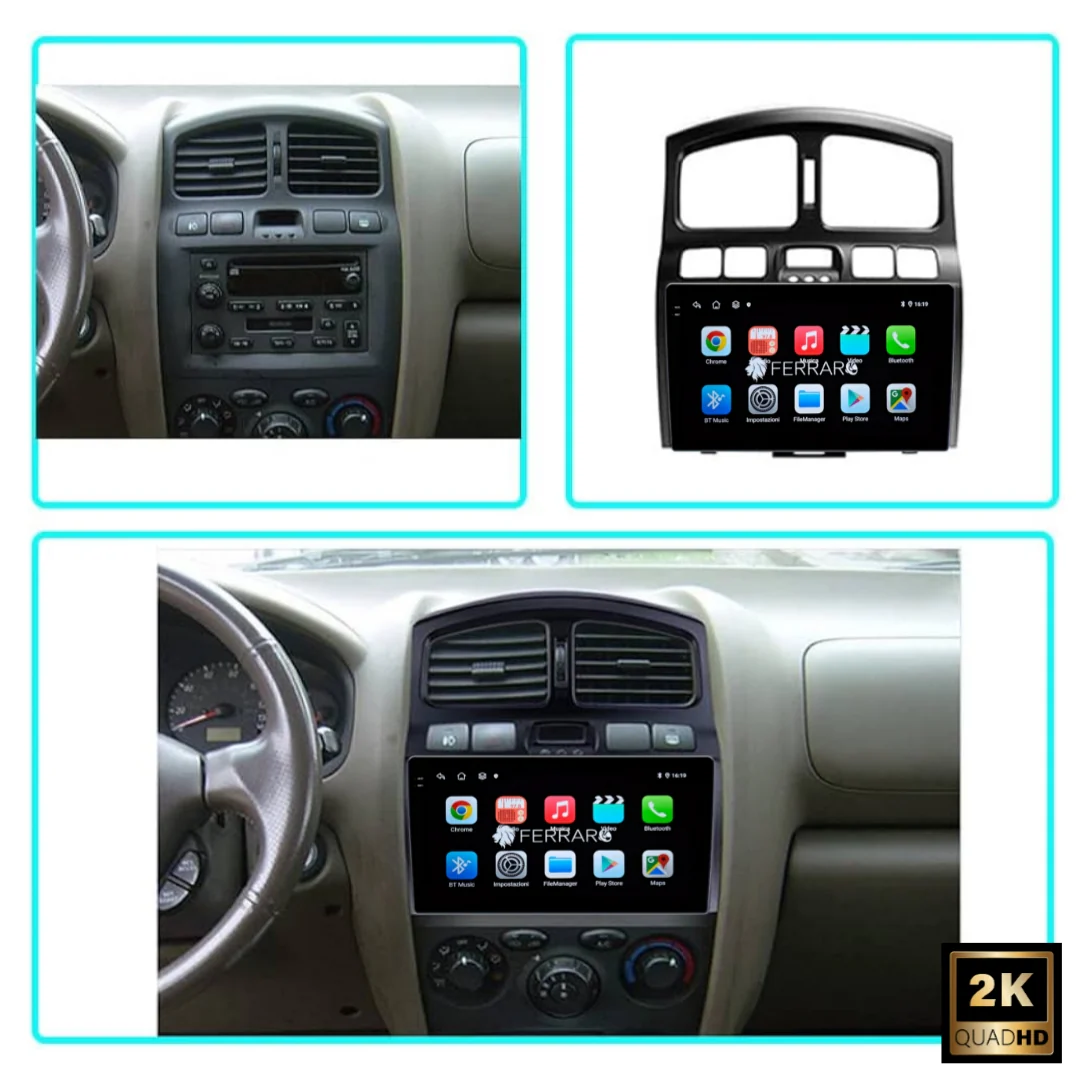 Autoradio per Hyundai Santa Fe (2006-2012) 9" 2K, Android, Bluetooth, CarPlay, Android Auto, 12/256GB Ram - Image 3