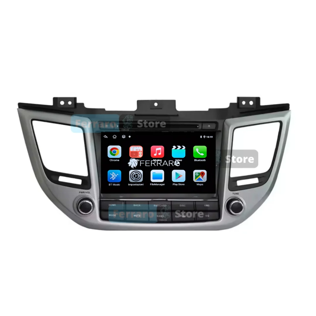 (PRENOTA) Autoradio per Hyundai Tucson 3 8" (2015-2018) Android, Bluetooth, CarPlay, Android Auto, 4GB/8GB Ram