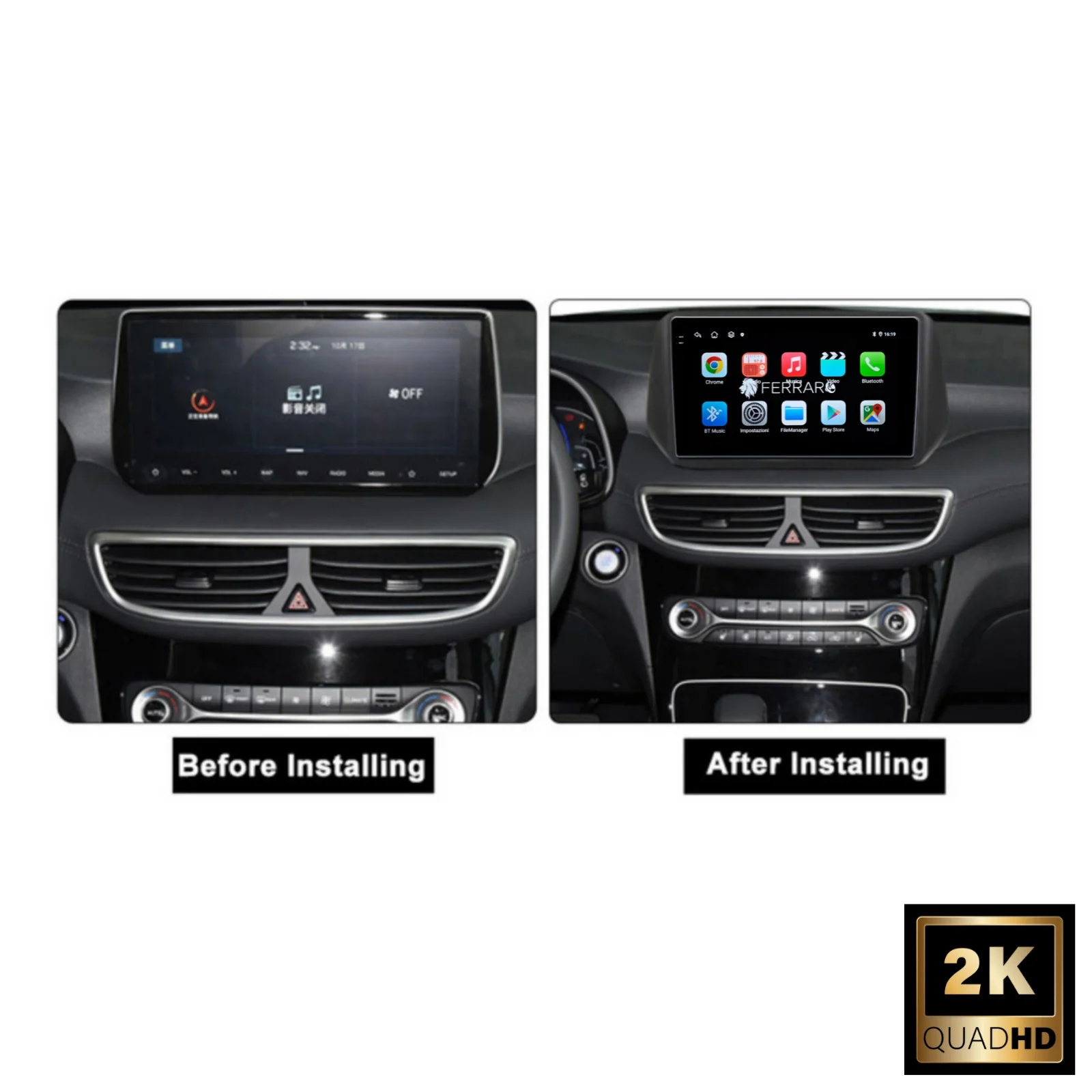 Autoradio per Hyundai Tucson 9" 2K | 2024-2026 | Android | Bluetooth | CarPlay | Android Auto | 12/256GB Ram - Image 3