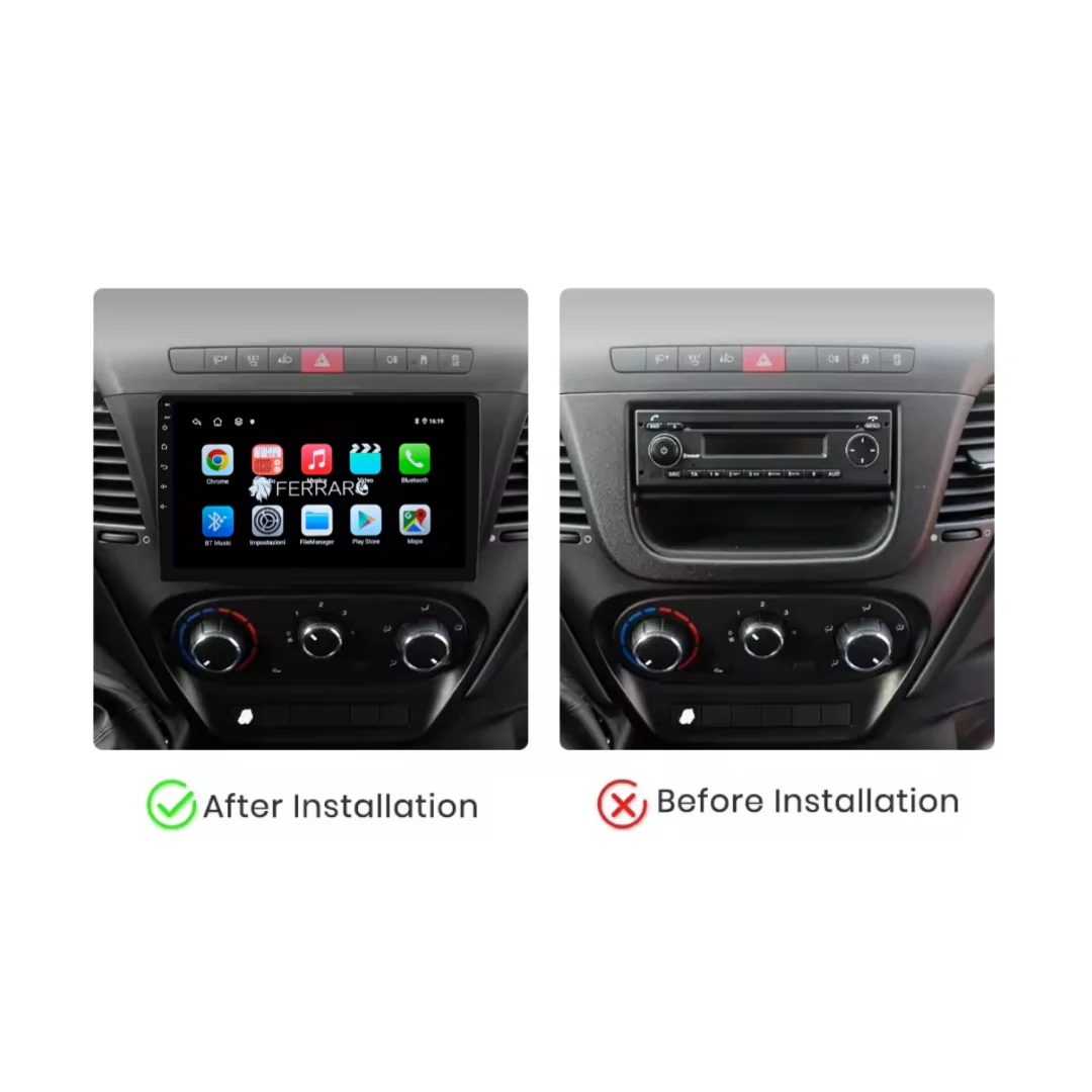 Autoradio per Iveco Daily 9" (2013-2021) Android, Bluetooth, CarPlay, Android Auto, 2GB,4GB,6GB,8GB Ram - Image 4