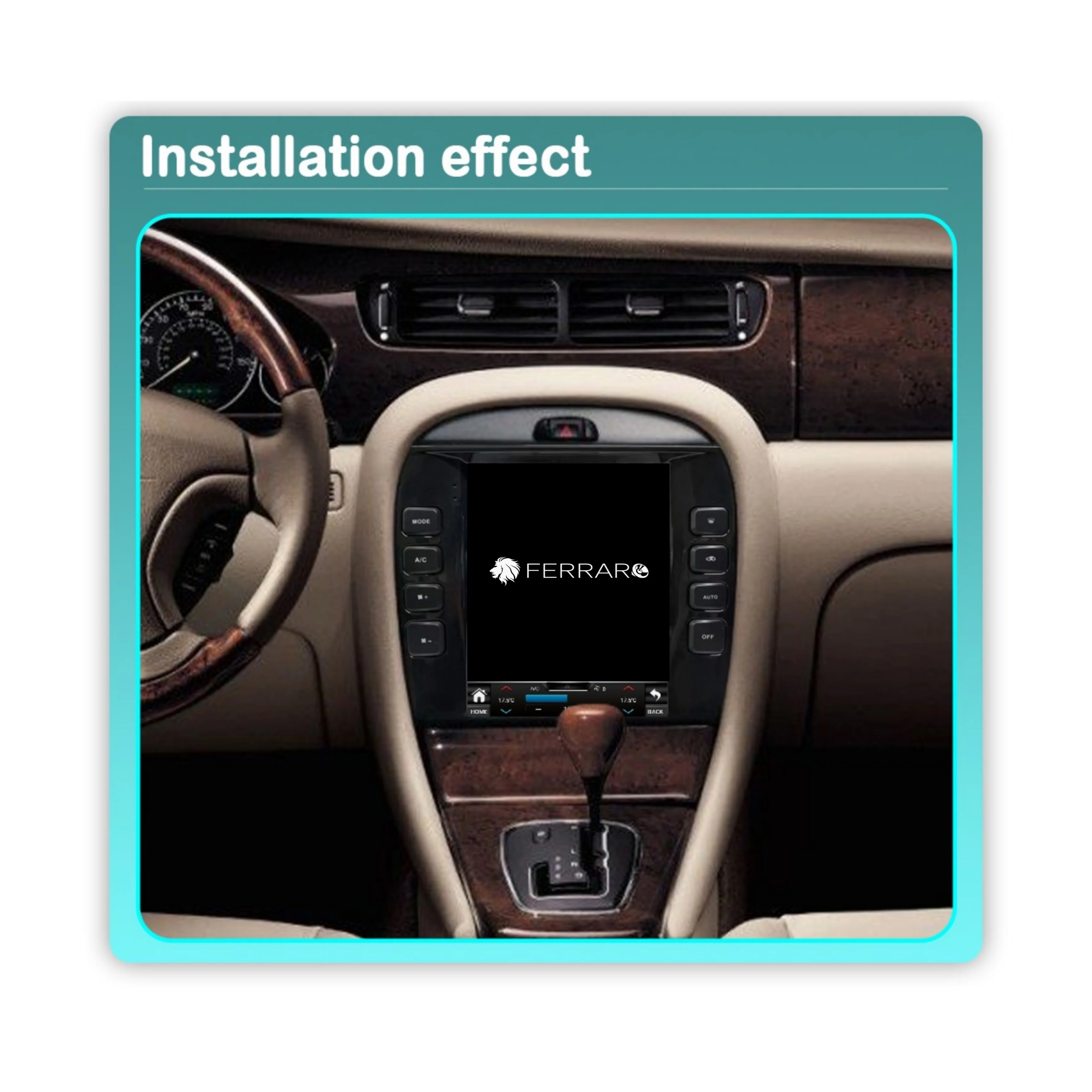 (PRENOTA) Autoradio per Jaguar X-Type 9.7" (2001-2009) Android, Bluetooth, CarPlay, Android Auto, Modello Tesla, 4GB/8GB Ram - Image 2
