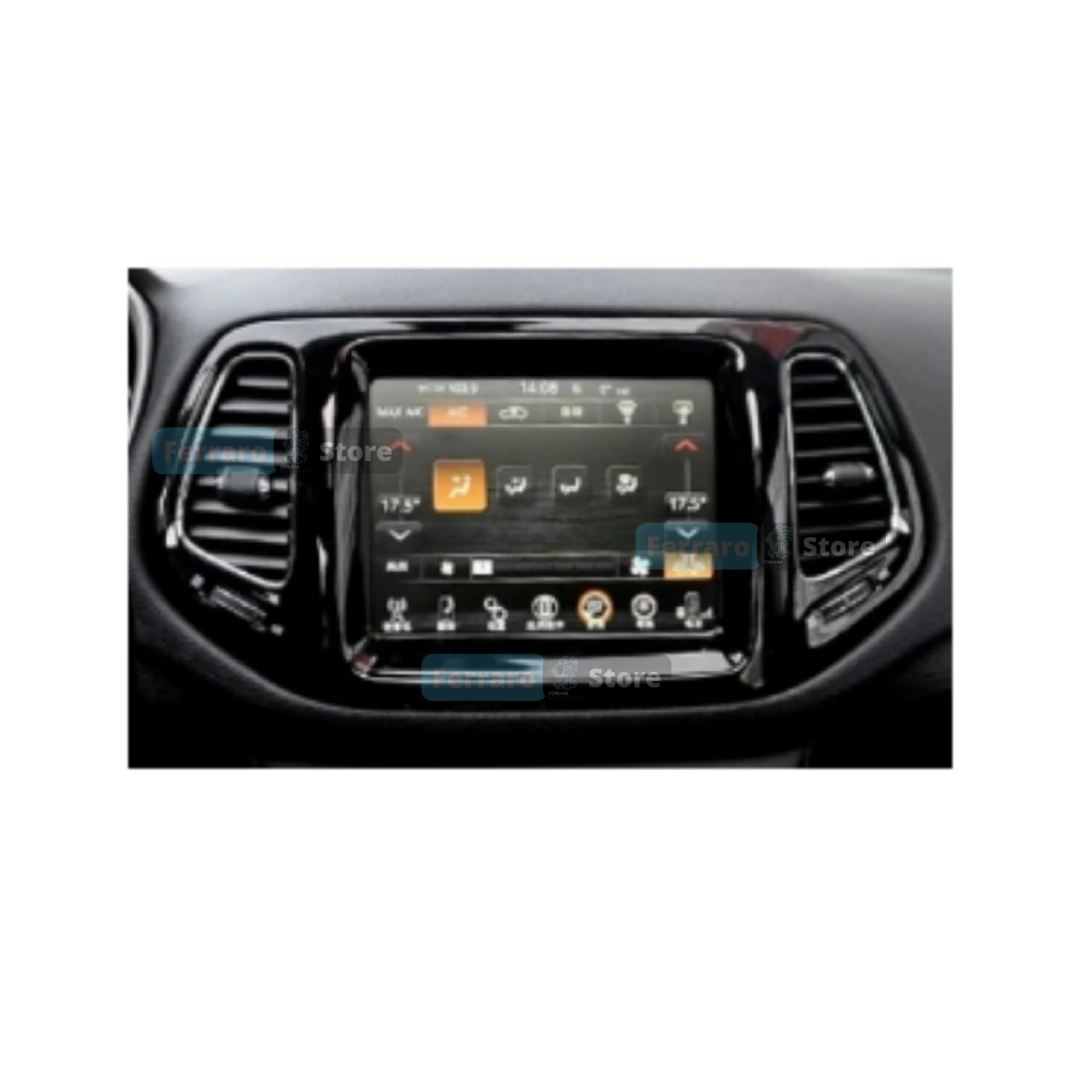 Autoradio per Jeep Cherokee (KL) Pre-Restyling (2013-2018) 10.1" 2K, Android, Bluetooth, CarPlay, Android Auto, 4/64GB Ram - Image 4