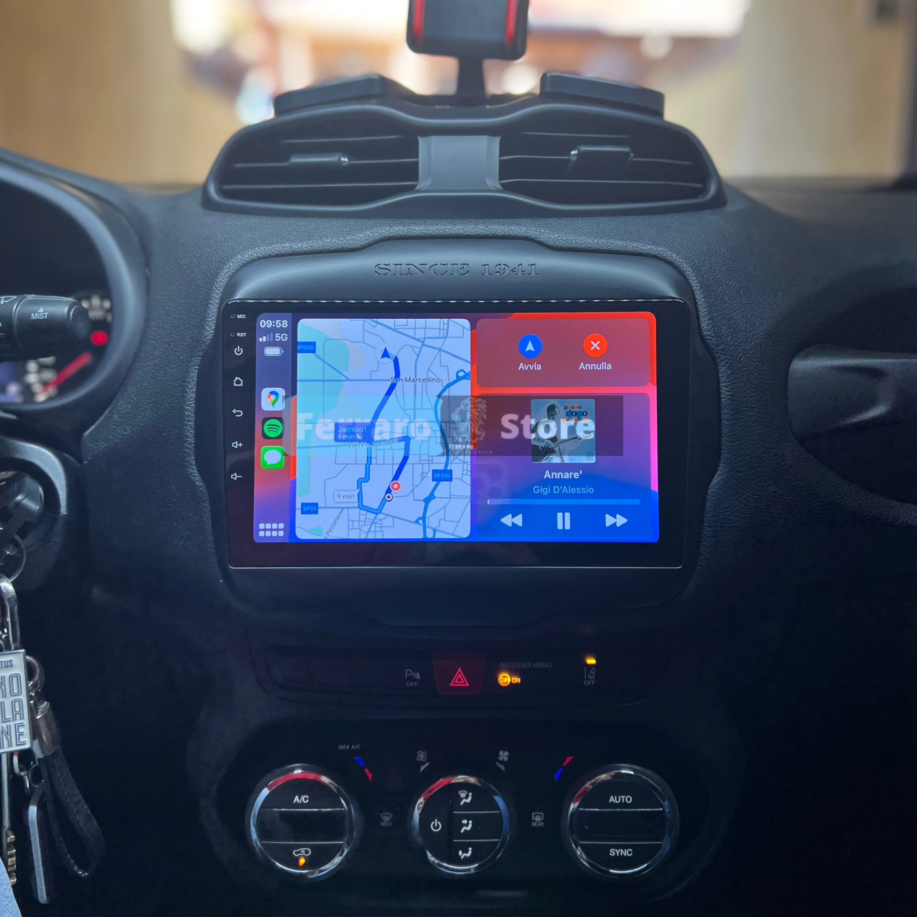 Autoradio per Jeep Renegade 9" Android, Bluetooth, CarPlay, Android Auto, 2GB/4GB/6GB/8GB Ram - Image 6