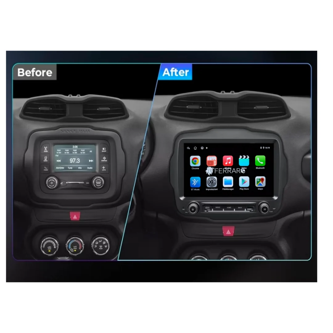 Autoradio per Jeep Renegade 9", Android, Bluetooth, CarPlay, Android Auto, 4/64GB Ram - Image 5