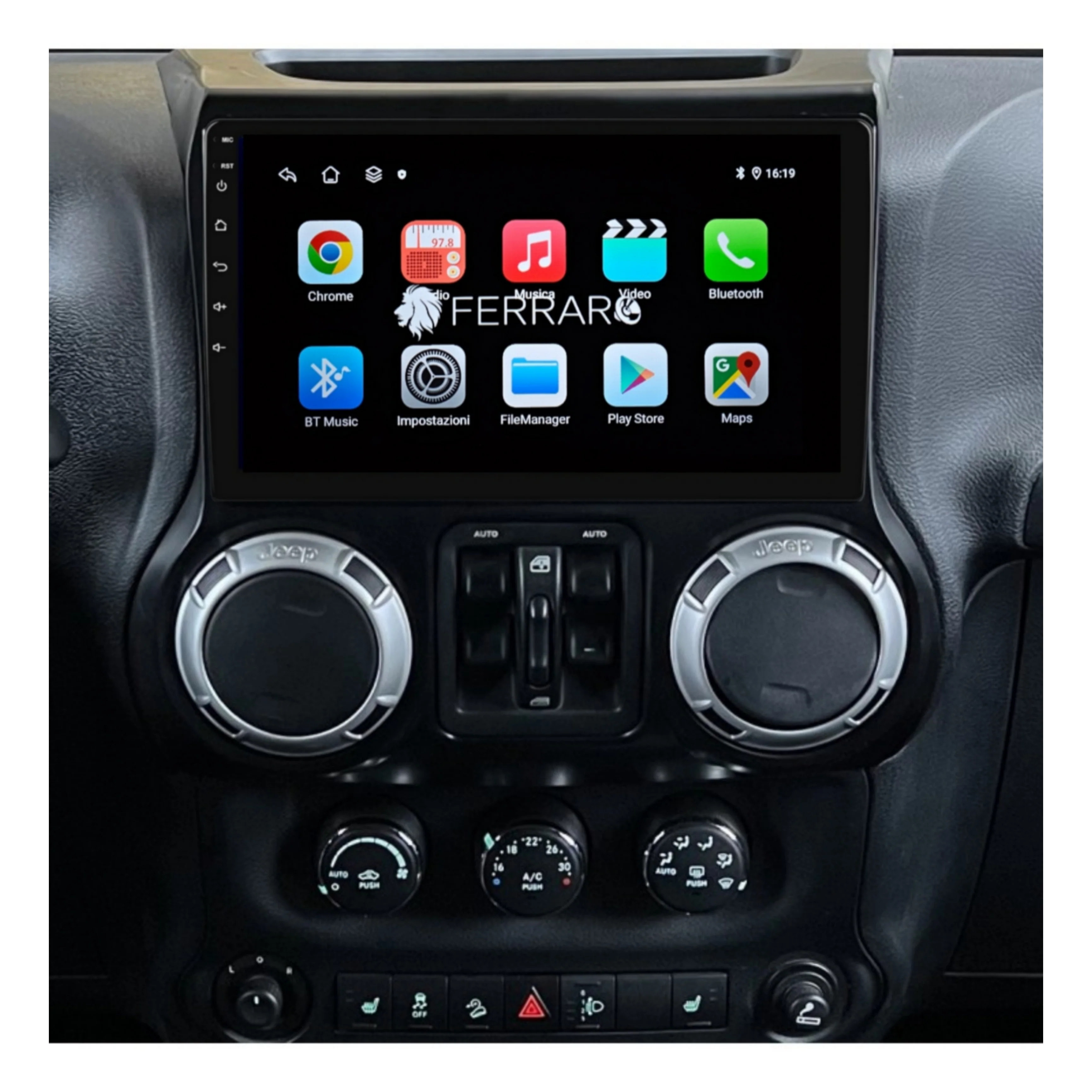 (PRENOTA) Autoradio per Jeep Wrangler 3 JK 10.1" (2010-2018) Android, Bluetooth, CarPlay, Android Auto, 2GB/4GB/8GB Ram - Image 5