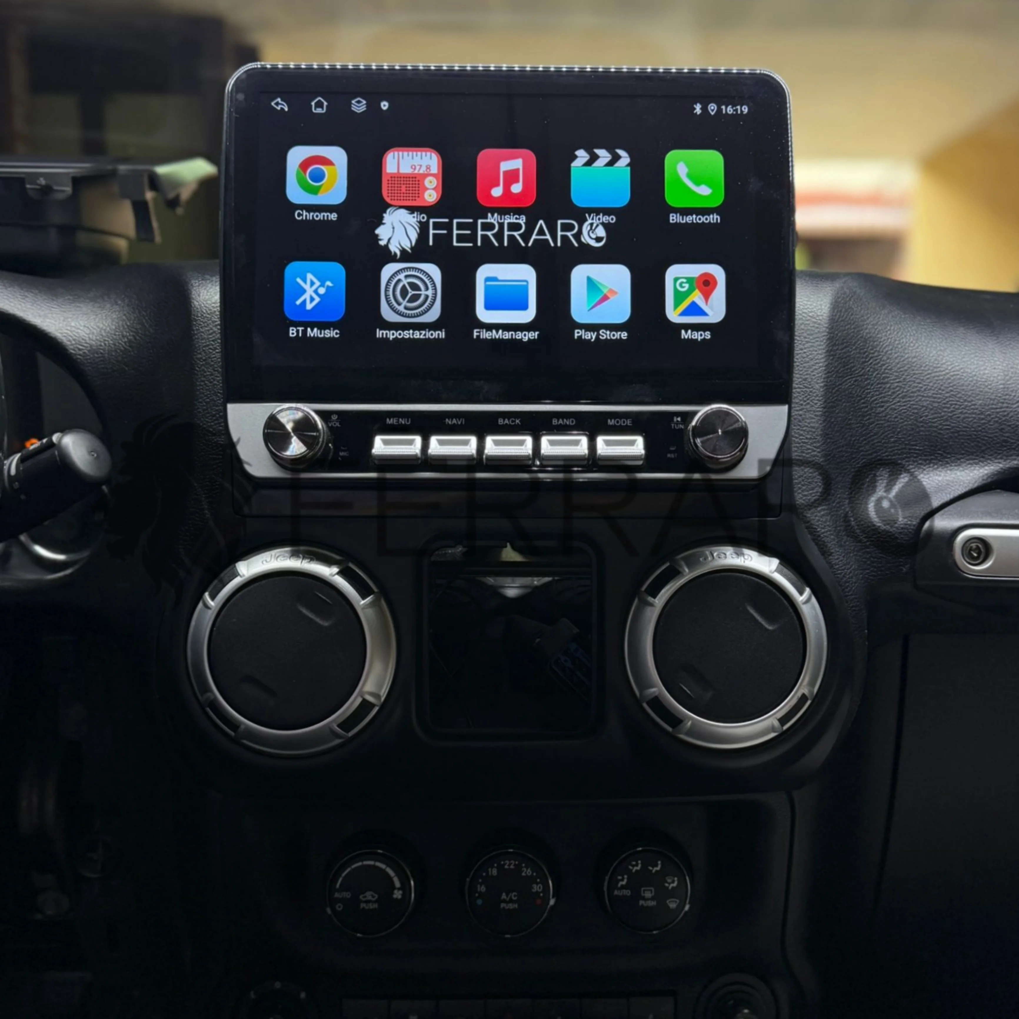 (PRENOTA) Autoradio per Jeep Wrangler 3 JK 10" (2010-2018) Android, Bluetooth, CarPlay, Android Auto, 4/64GB RAM - Image 2