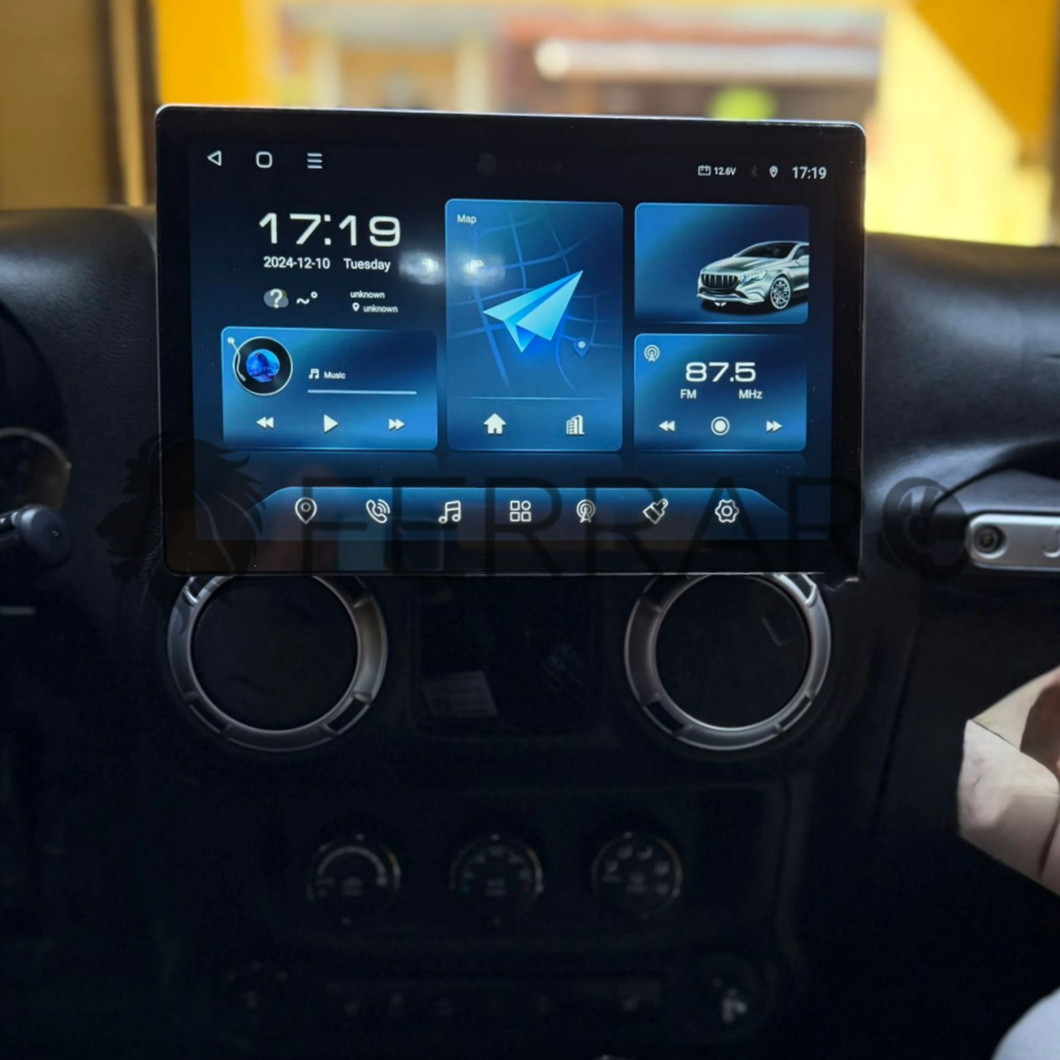 (PRENOTA) Autoradio per Jeep Wrangler 3 JK 11.5" (2010-2018) Android, Bluetooth, CarPlay, Android Auto, 4/64GB RAM - Image 3