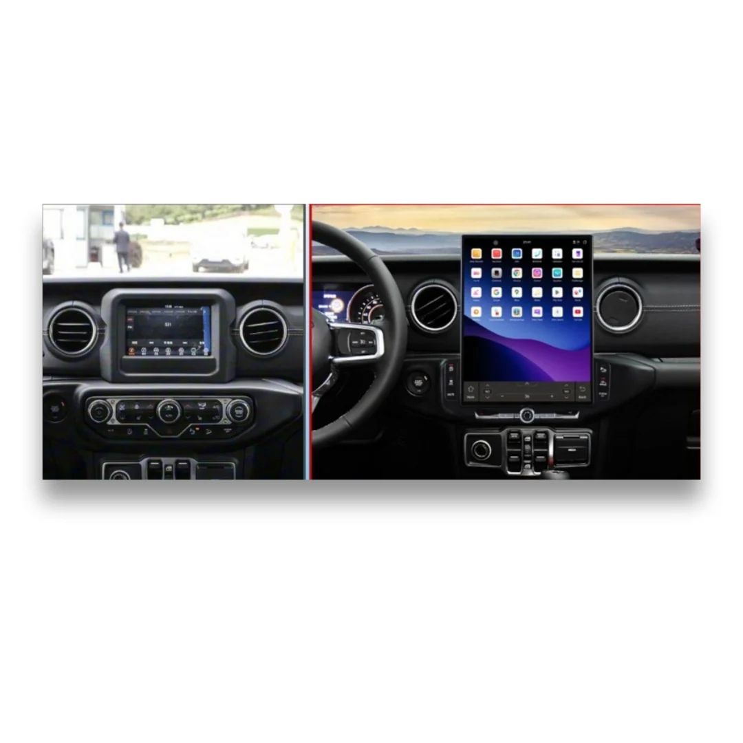 (PRENOTA) Autoradio per Jeep Wrangler 4 JL 16.2" 2K (2017-2025) Android, Bluetooth, CarPlay, Android Auto, 6/128GB RAM - Image 4