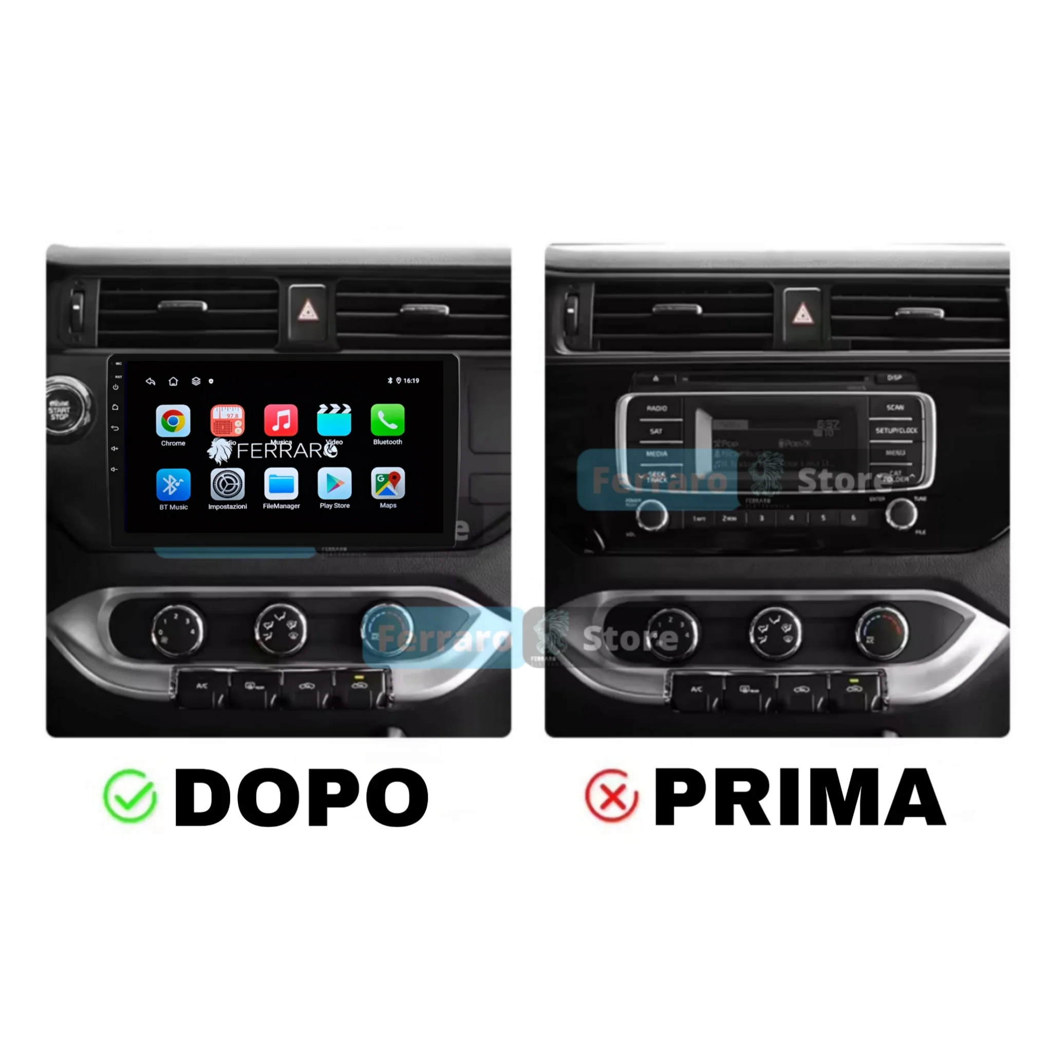 Autoradio per Kia Rio 9" (2011-2015) Android, Bluetooth, CarPlay, Android Auto, 2GB/4GB/6GB/8GB Ram - Image 6