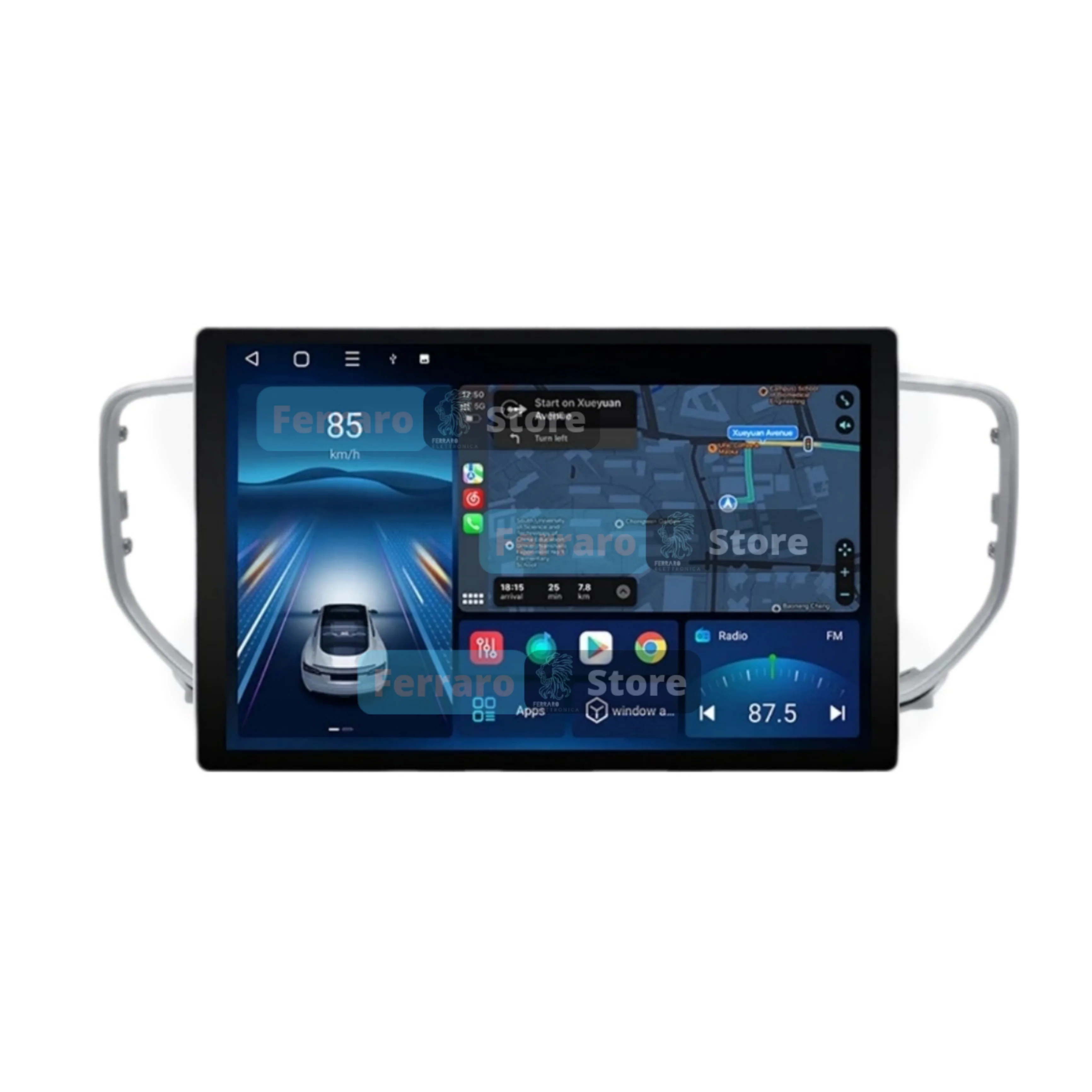 Autoradio per Kia Sportage 4 QL 11.5" | 2016-2021 | Android | Bluetooth | CarPlay | Android Auto | 4/64GB Ram