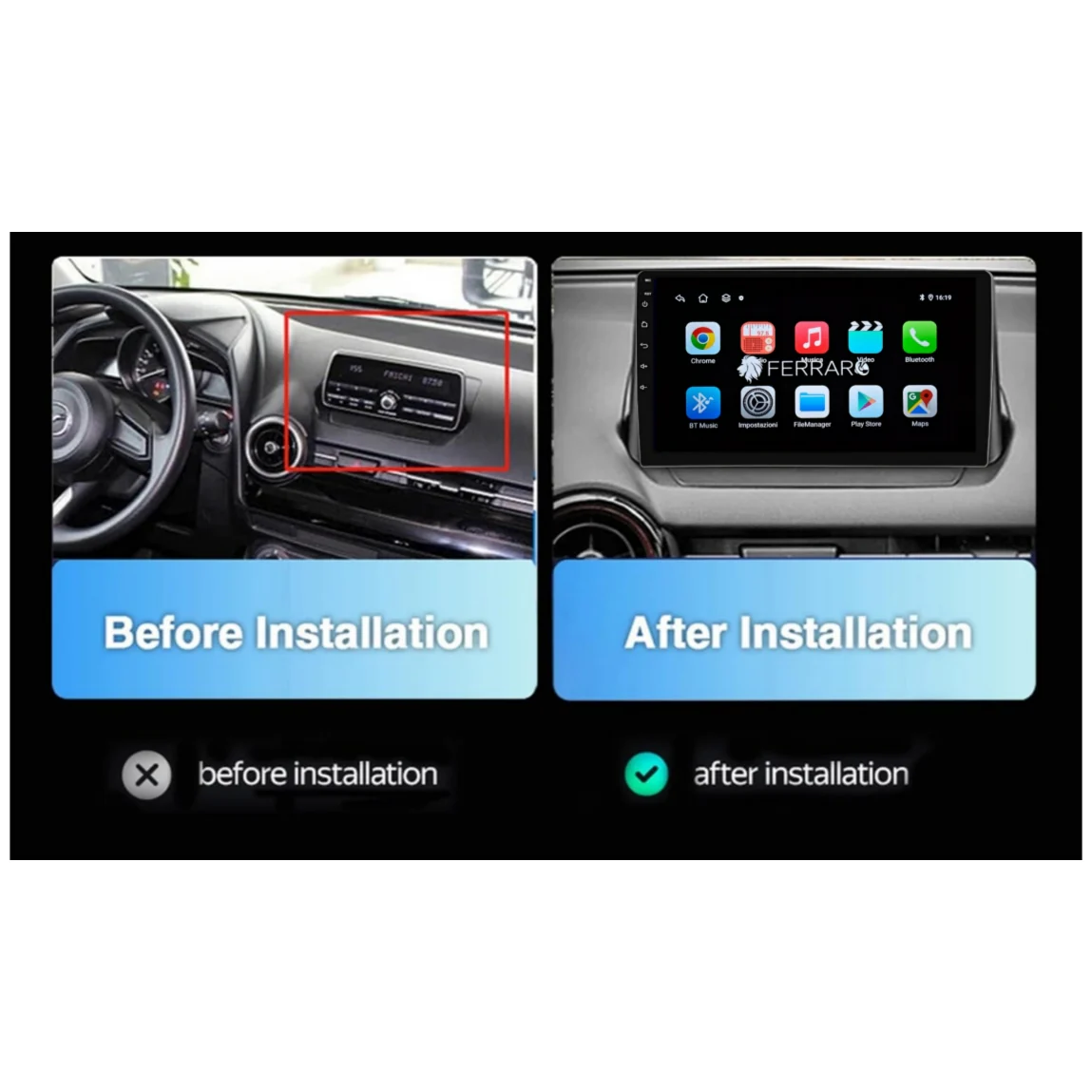Autoradio per Mazda 2, CX-3 9" (2014-2021) Android, Bluetooth, CarPlay, Android Auto, 2GB/4GB/6GB/8GB Ram - Image 4