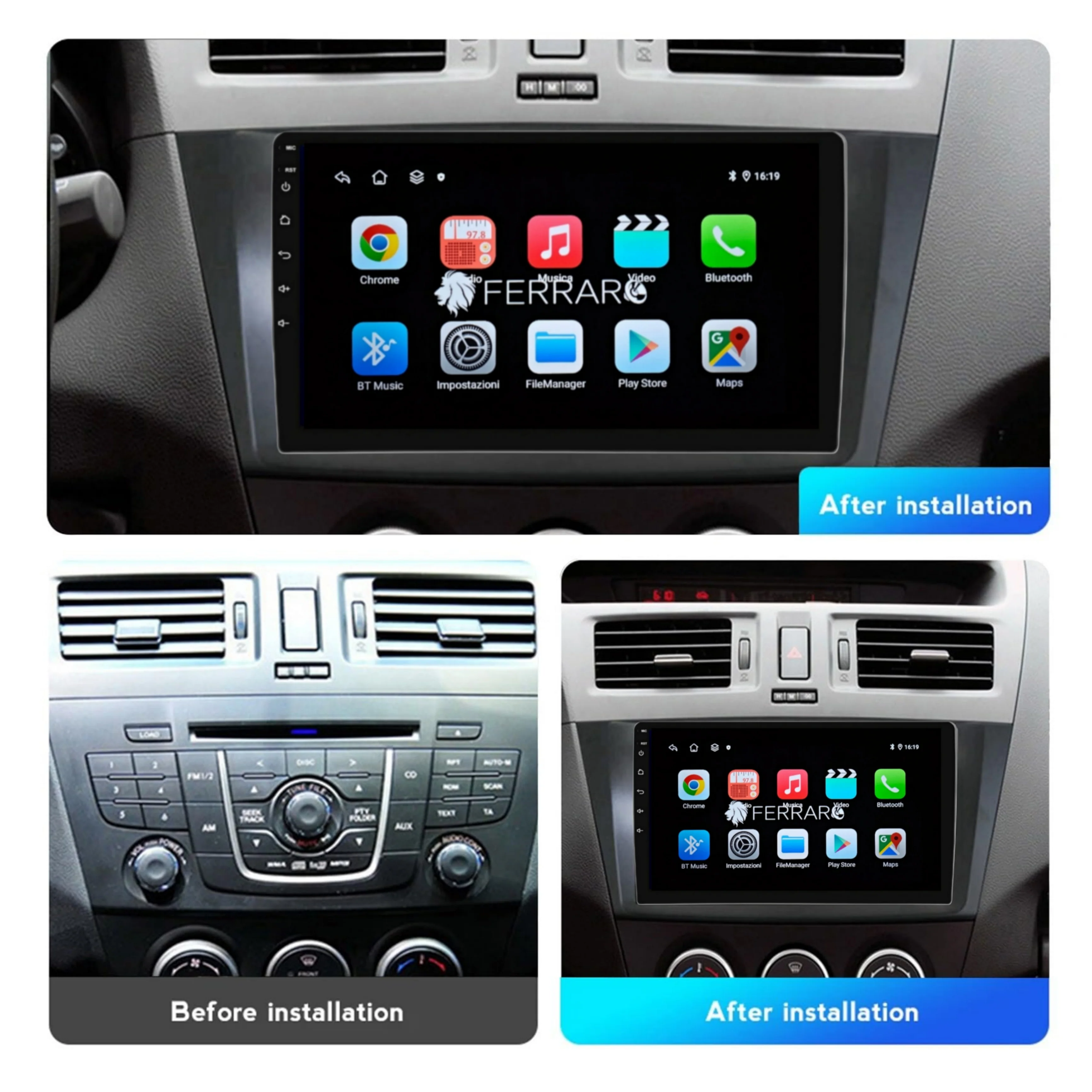 Autoradio per Mazda 5 9" | 2010-2015 | Android | Bluetooth | CarPlay | Android Auto | 2GB/4GB/6GB/8GB Ram - Image 4