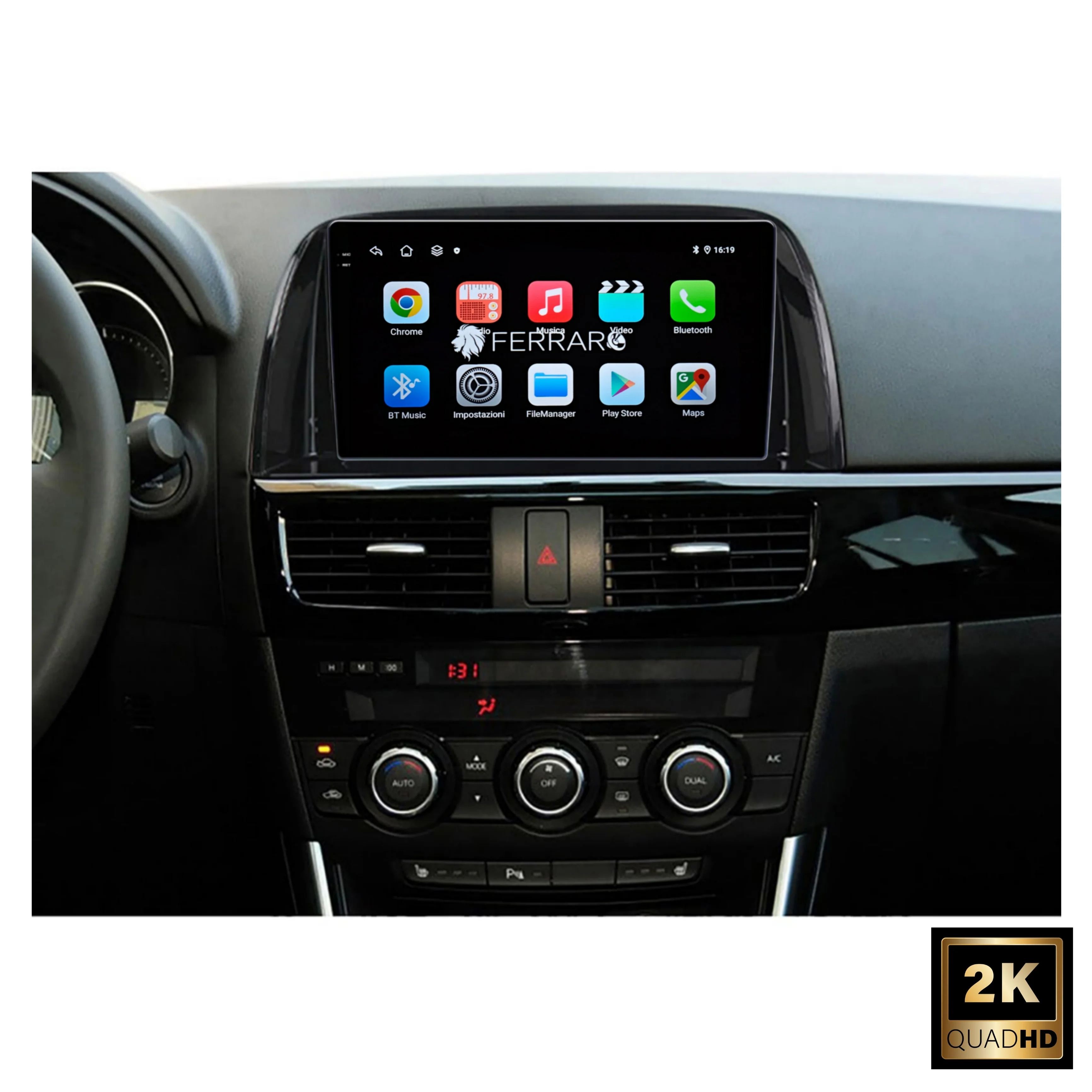 (PRENOTA) Autoradio per Mazda CX5, CX-5 10.1" 2K, (2012-2016) Android, Bluetooth, CarPlay, Android Auto, 4/64GB Ram - Image 3