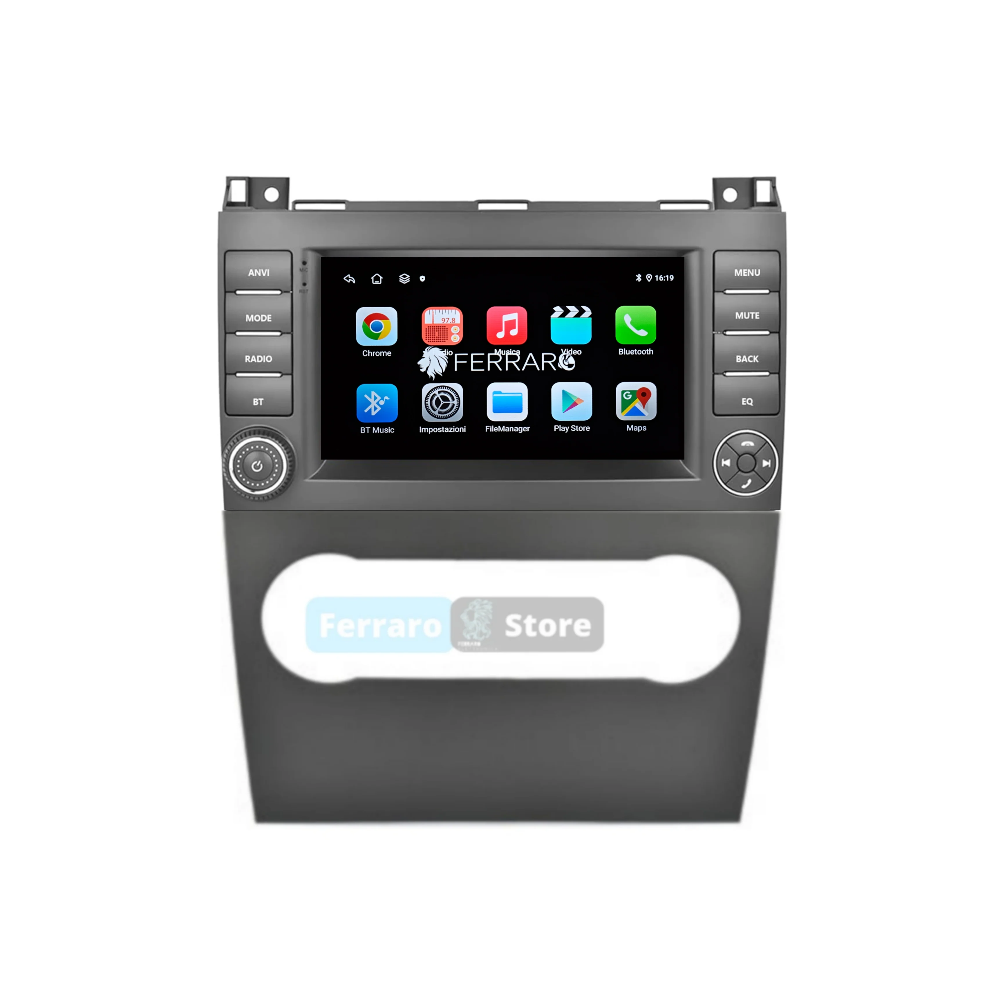 Autoradio per Mercedes Classe A/B 7" (2004-2012) Android, Bluetooth, CarPlay, Android Auto, 2GB/4GB/6GB/8GB RAM - Image 2
