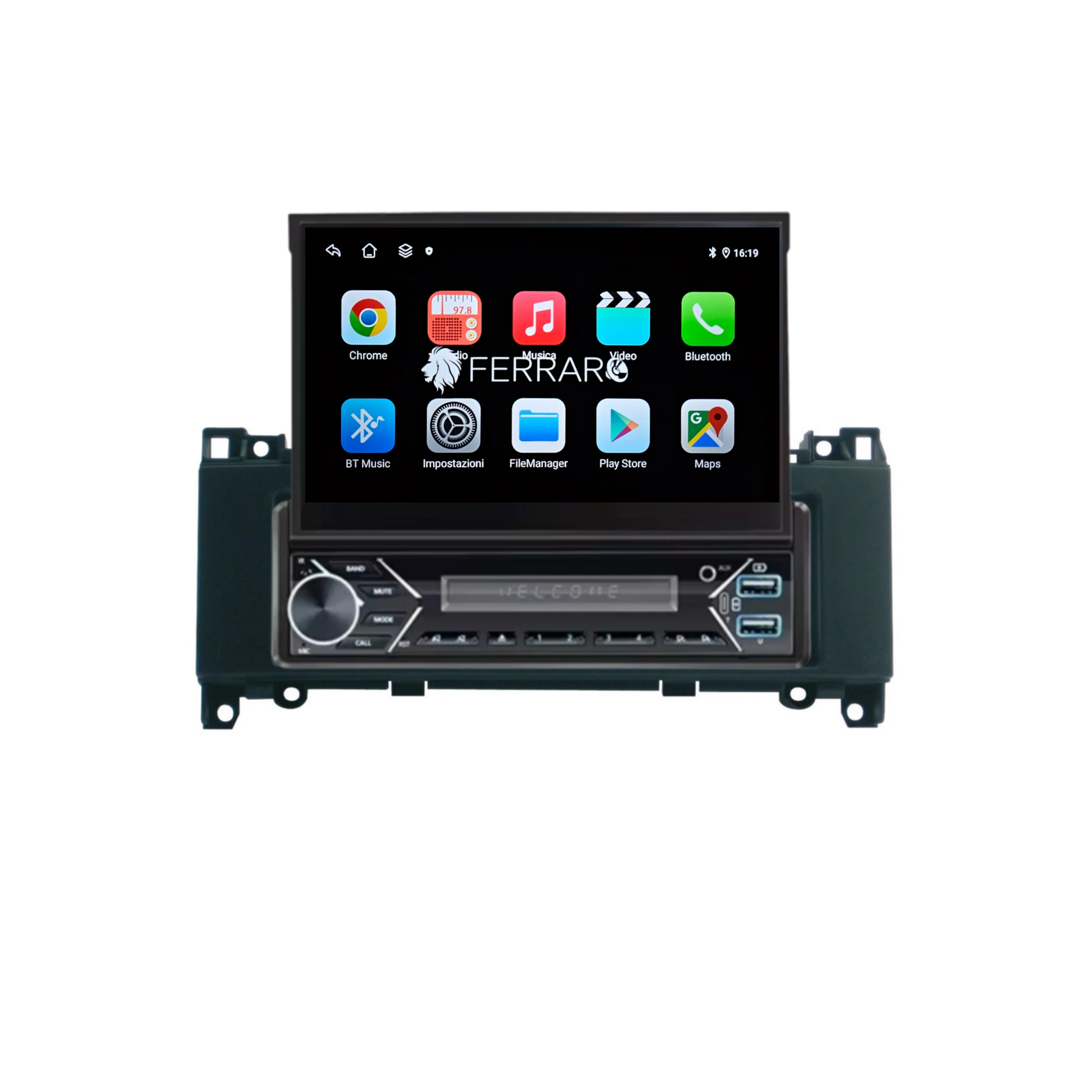 Autoradio per Mercedes Classe A/B 7" | 2004-2012 | Android | Motorizzato | Bluetooth | CarPlay | Android Auto | 2/32GB Ram - Image 4