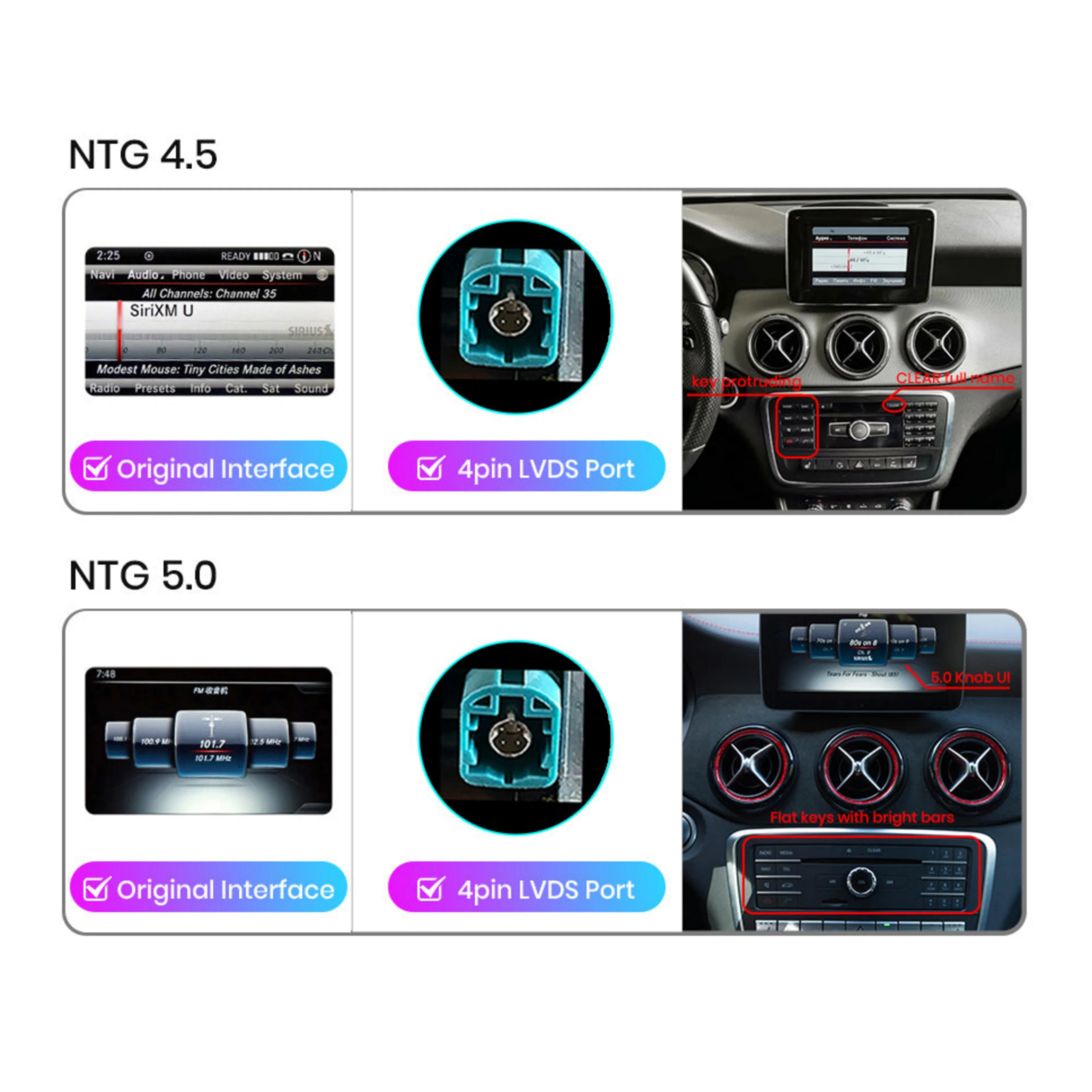 (PRENOTA) Autoradio per Mercedes Classe G, G500 10.25", 12.3" Android, Bluetooth, CarPlay, Android Auto, 4/64GB Ram - Image 2