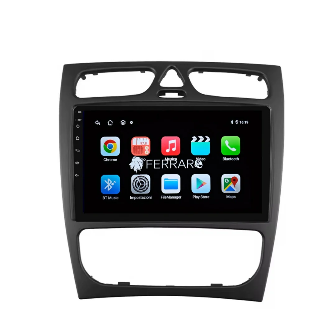 (PRENOTA) Autoradio per Mercedes Classe C 9" (2000-2004) Android, Bluetooth, CarPlay, Android Auto, 2GB/4GB/6GB/8GB Ram - Image 4