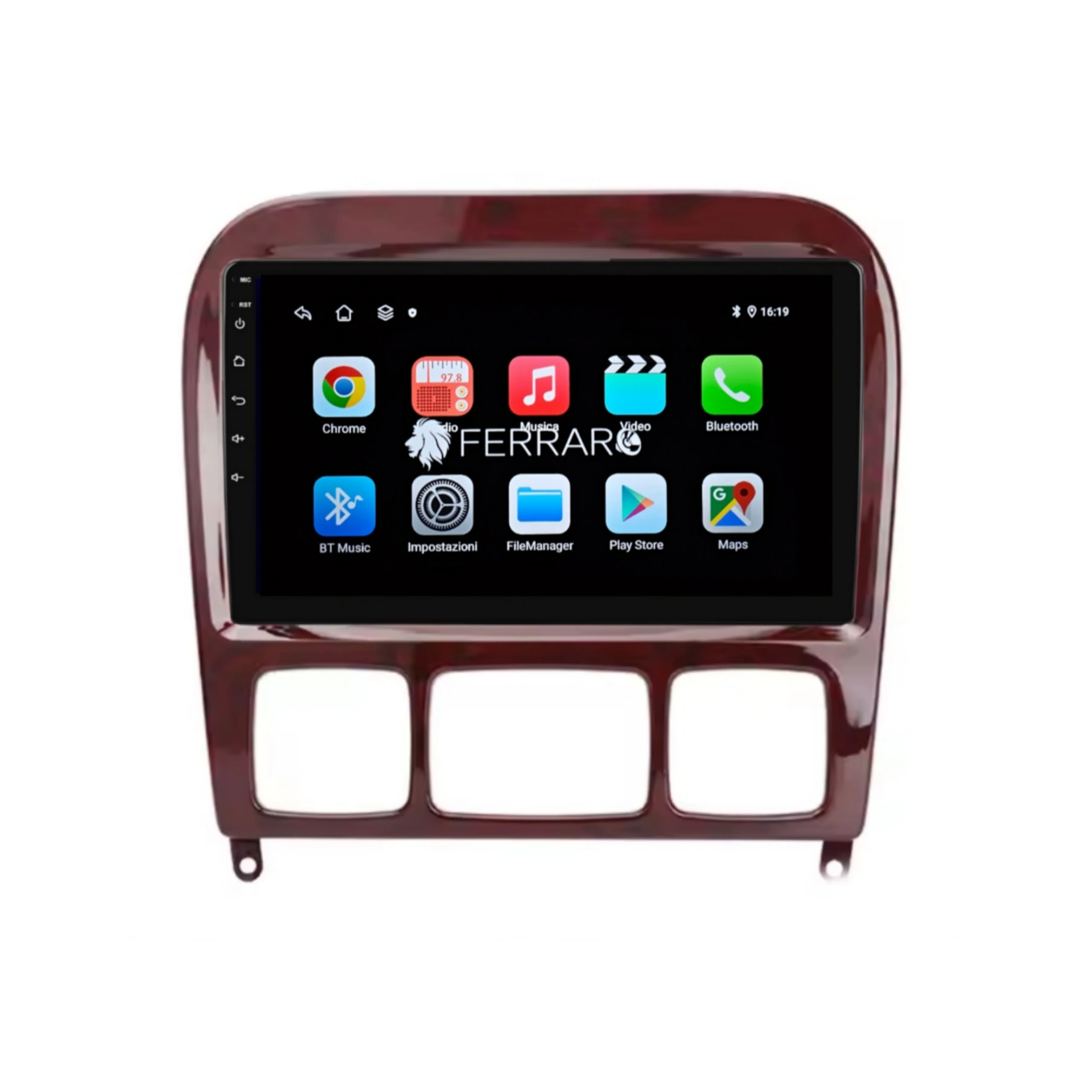 Autoradio per Mercedes Classe S w220 9" (1998-2005) Android, Bluetooth, CarPlay, Android Auto, 2GB/4GB/6GB/8GB Ram