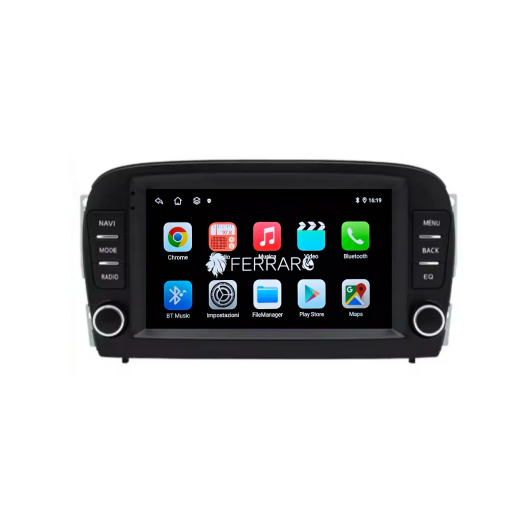 (PRENOTA) Autoradio per Mercedes Classe SL R230 7" (2001-2011) Android, Bluetooth, CarPlay, Android Auto, 4/64GB Ram