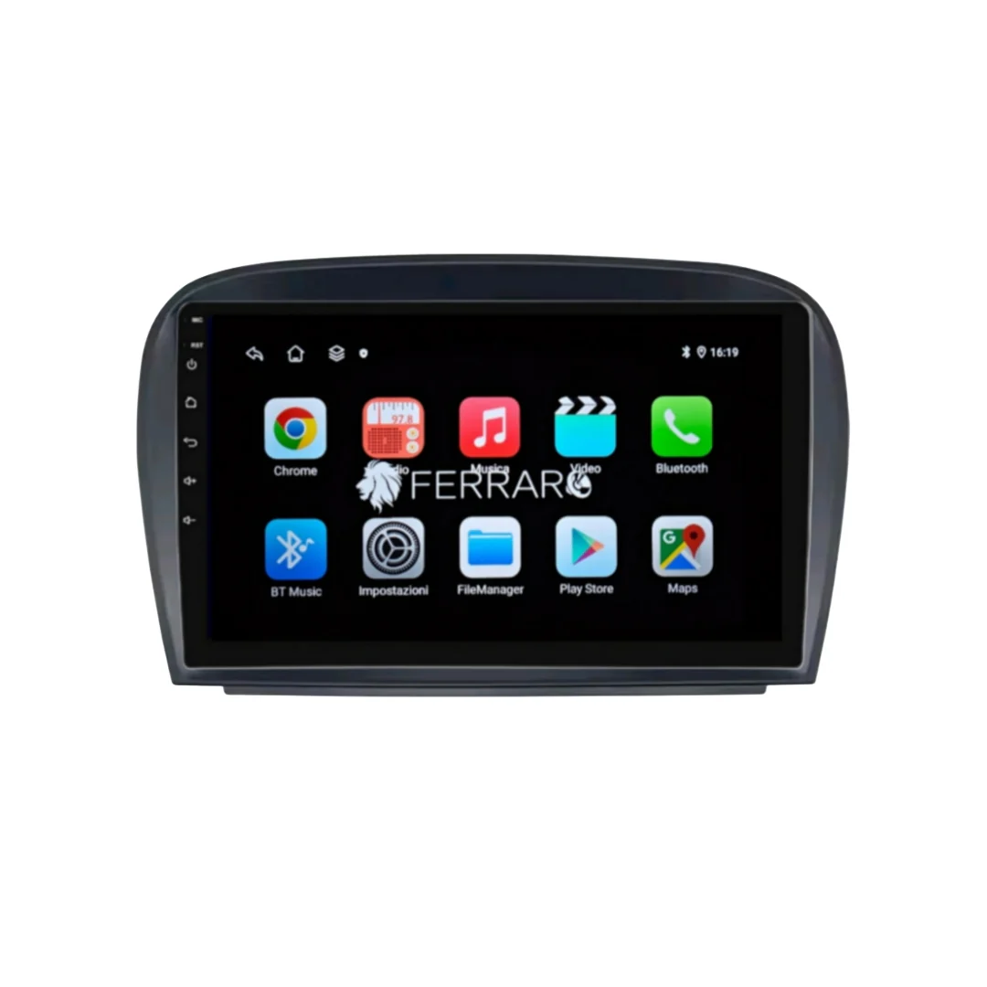 (PRENOTA) Autoradio per Mercedes Classe SL R230 9" (2001-2011) Android, Bluetooth, CarPlay, Android Auto, 2GB/4GB/6GB/8GB Ram