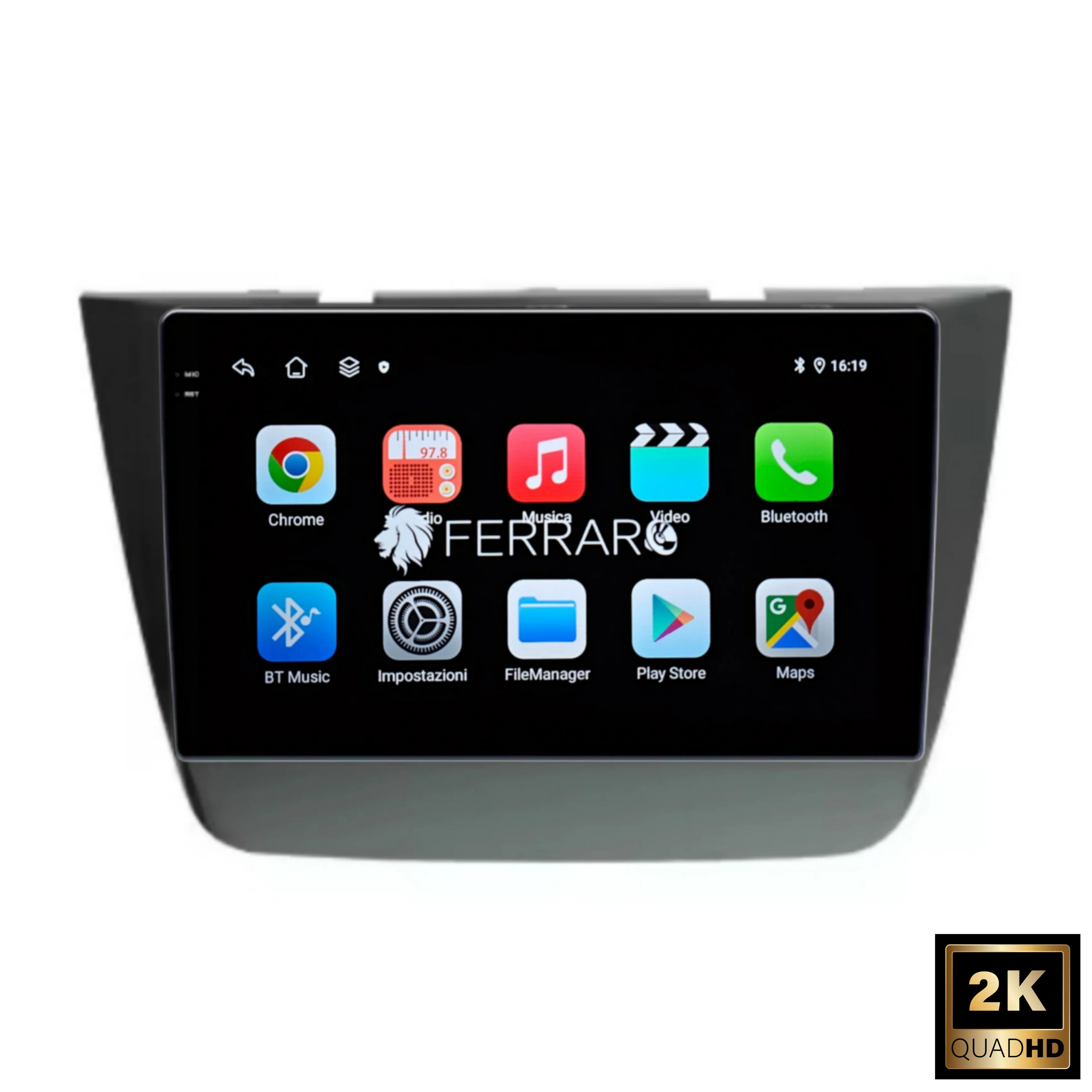Autoradio per MG ZS 10.1" 2K | 2017-2021 | Android | Bluetooth | CarPlay | Android Auto | 4/64GB Ram