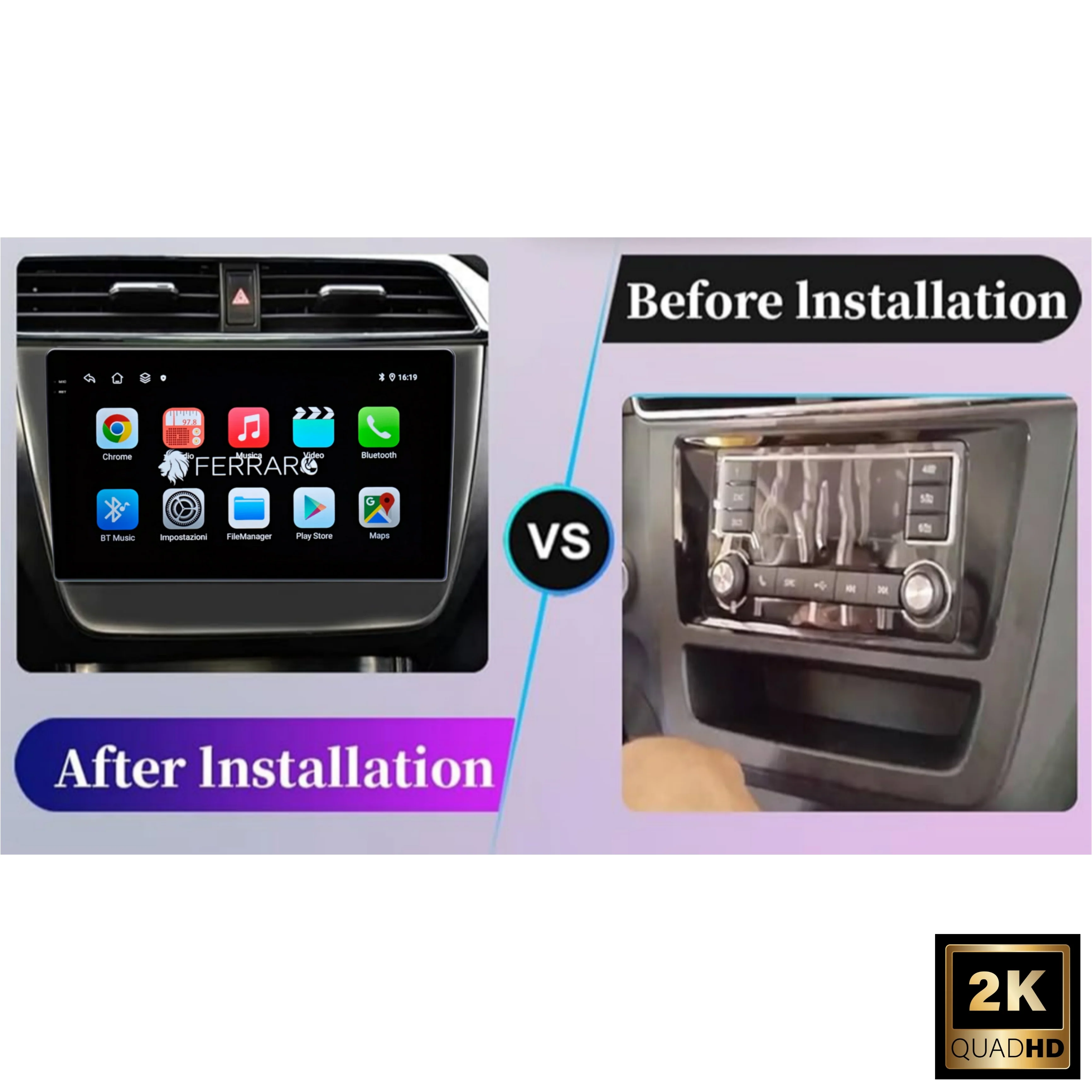Autoradio per MG ZS 10.1" 2K | 2017-2021 | Android | Bluetooth | CarPlay | Android Auto | 4/64GB Ram - Image 6