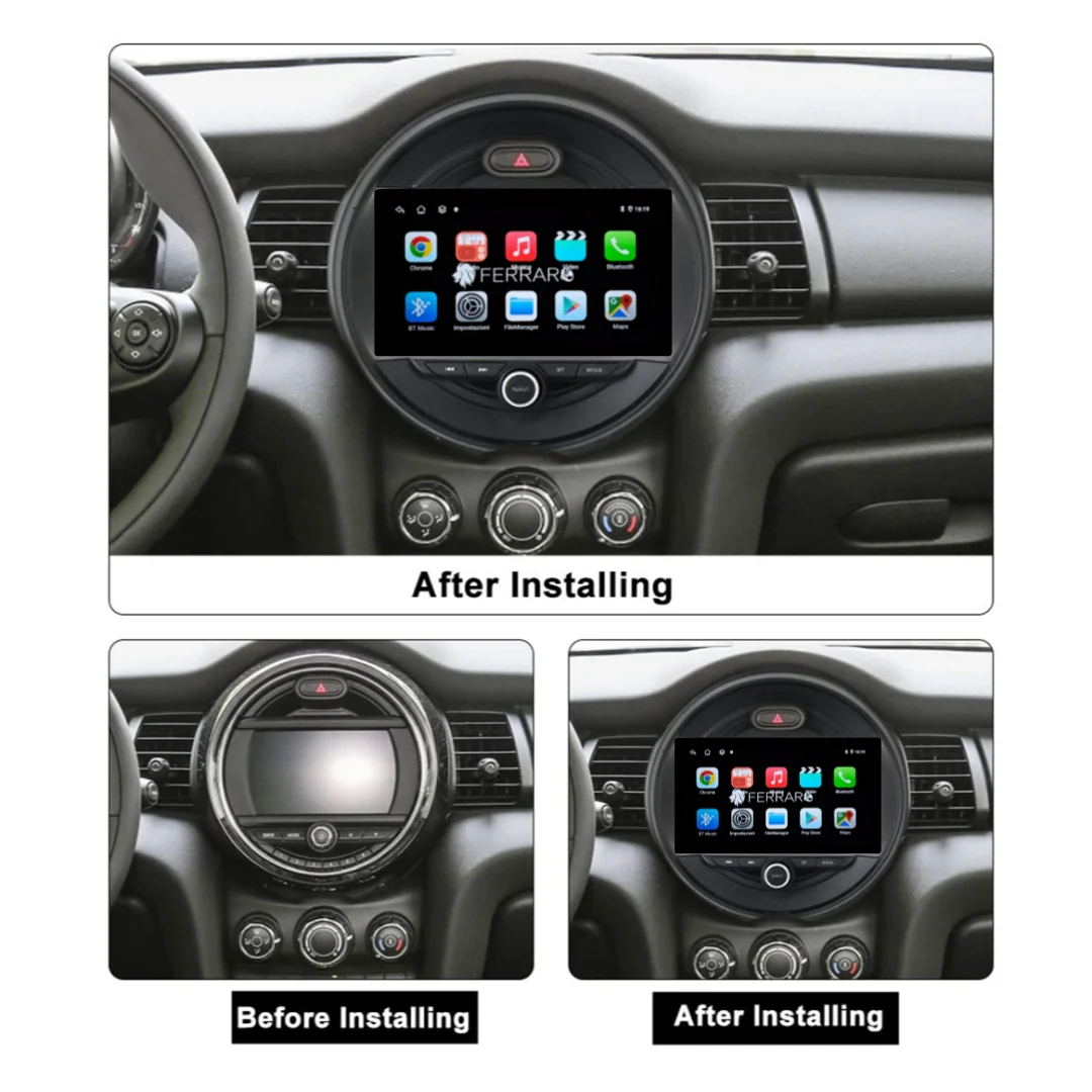 Autoradio per Mini F55, F56, F57 9" (2014-2018) Android Bluetooth, CarPlay, Android Auto, 2GB/4GB/6GB/8GB Ram - Image 4