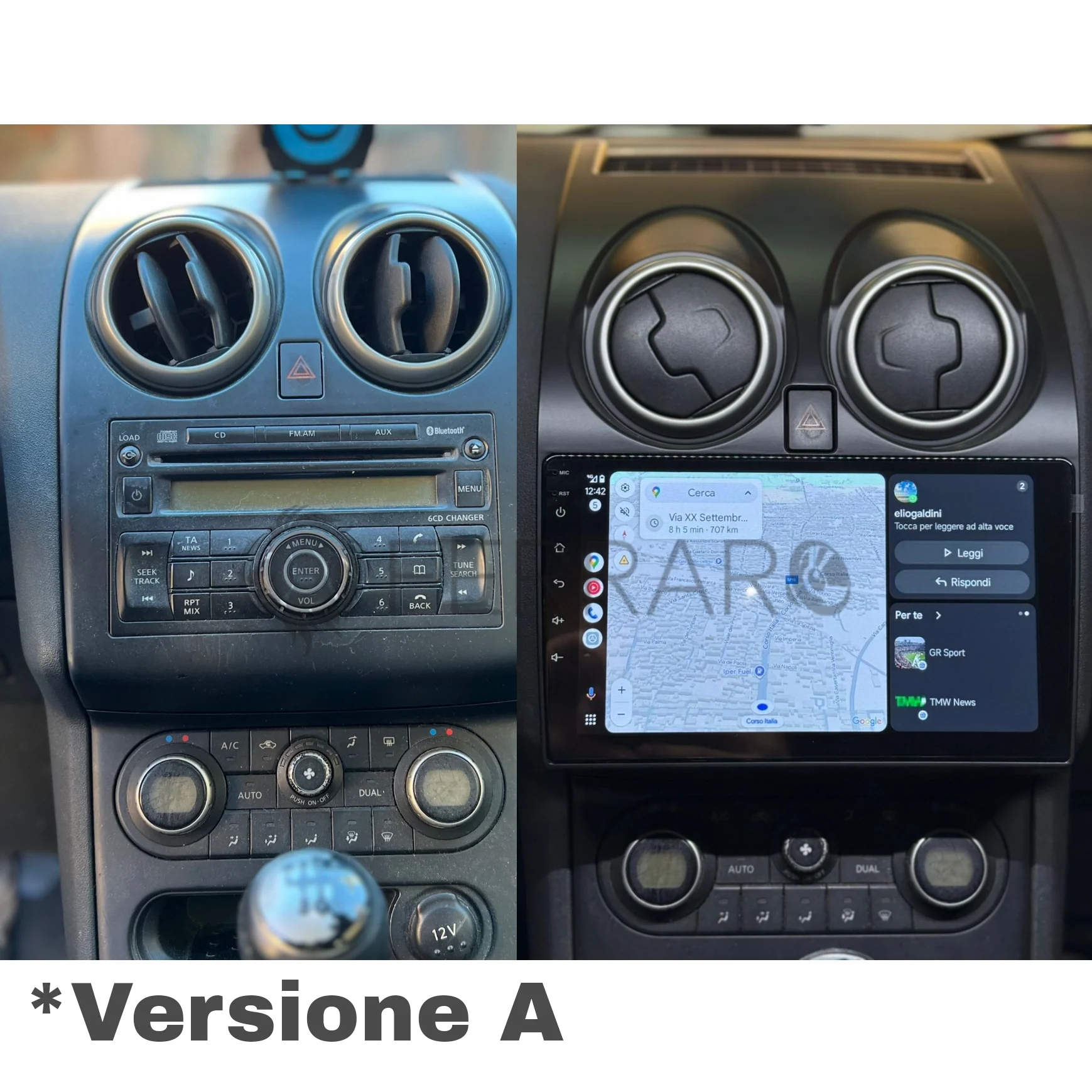 Autoradio per Nissan Qashqai J10 9" (2007-2014) Android, Bluetooth, CarPlay, Android Auto | 2GB/4GB/6GB/8GB Ram - Image 6