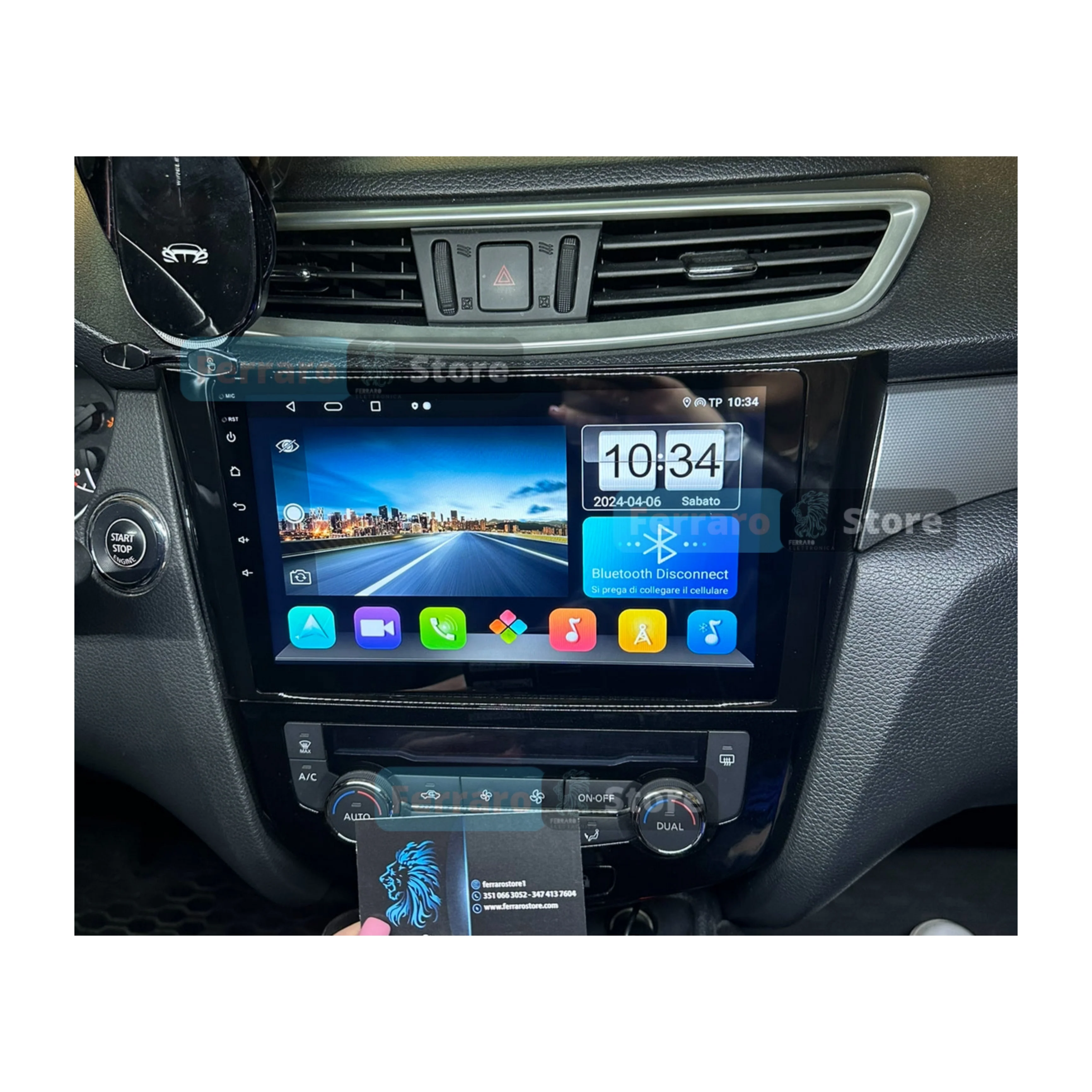 Autoradio per Nissan Qashqai J11, x-Trail 3 T32 10.1" (2013-2019) Android, Bluetooth, CarPlay, Android Auto, 2GB/4GB/8GB Ram - Image 4