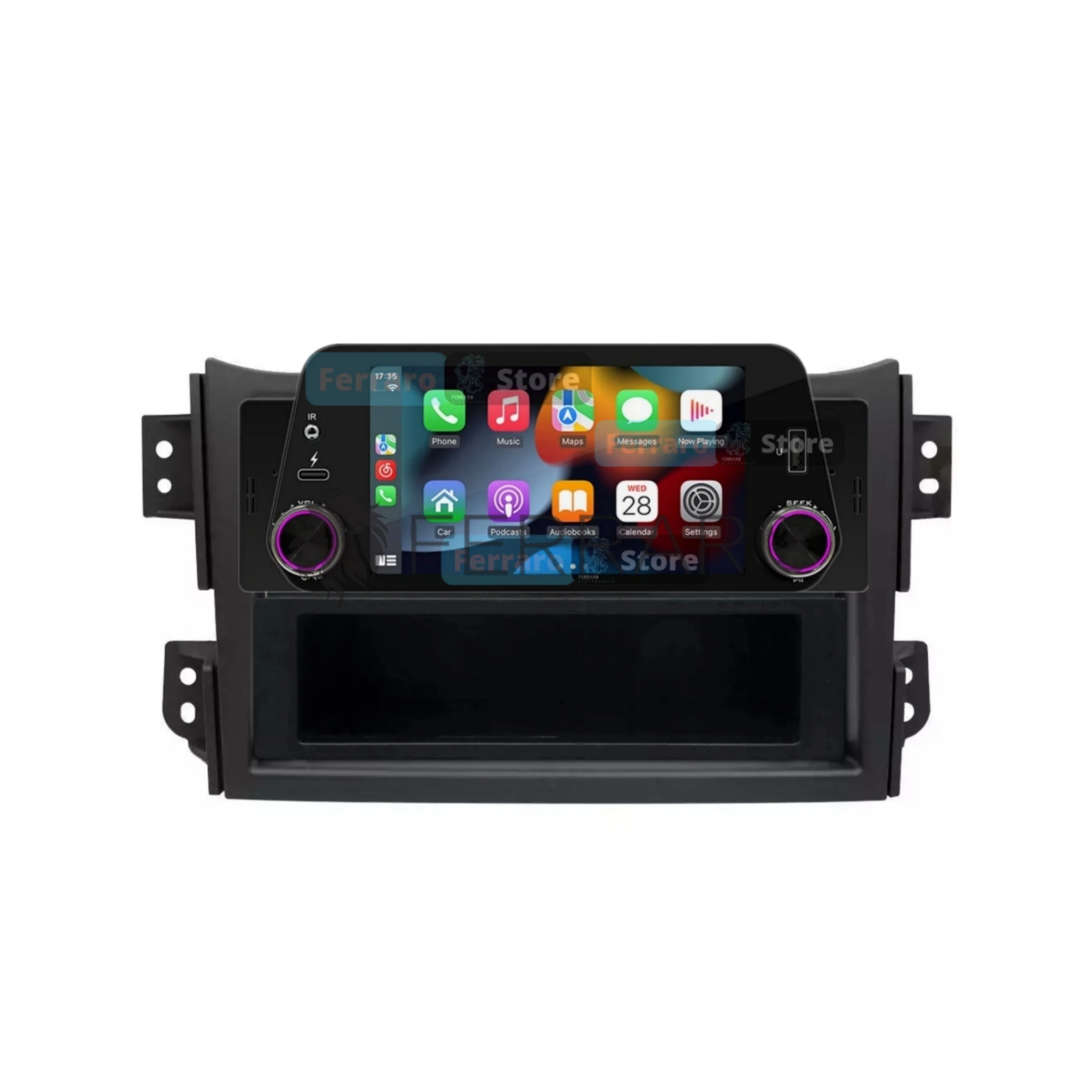 Autoradio per Opel Agila, Suzuki Splash Ritz 5" (2008-2015) | Bluetooth | Radio | USB | Navigatore | CarPlay e Android Auto Cablato