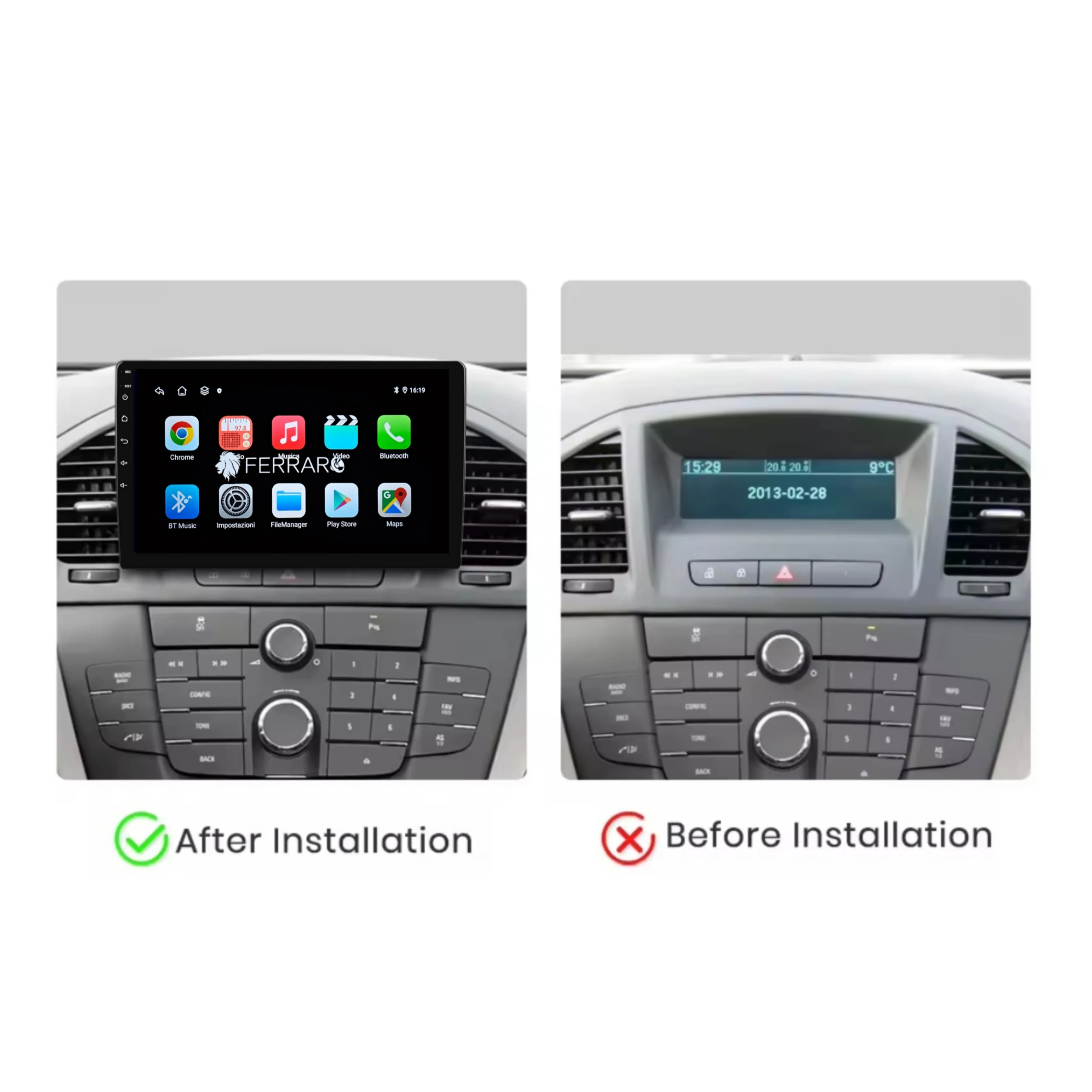 Autoradio per Opel Insignia, Buick Regal 9"(2009-2013) Android, Bluetooth, CarPlay, Android Auto, 2GB/4GB/6GB/8GB Ram - Image 3