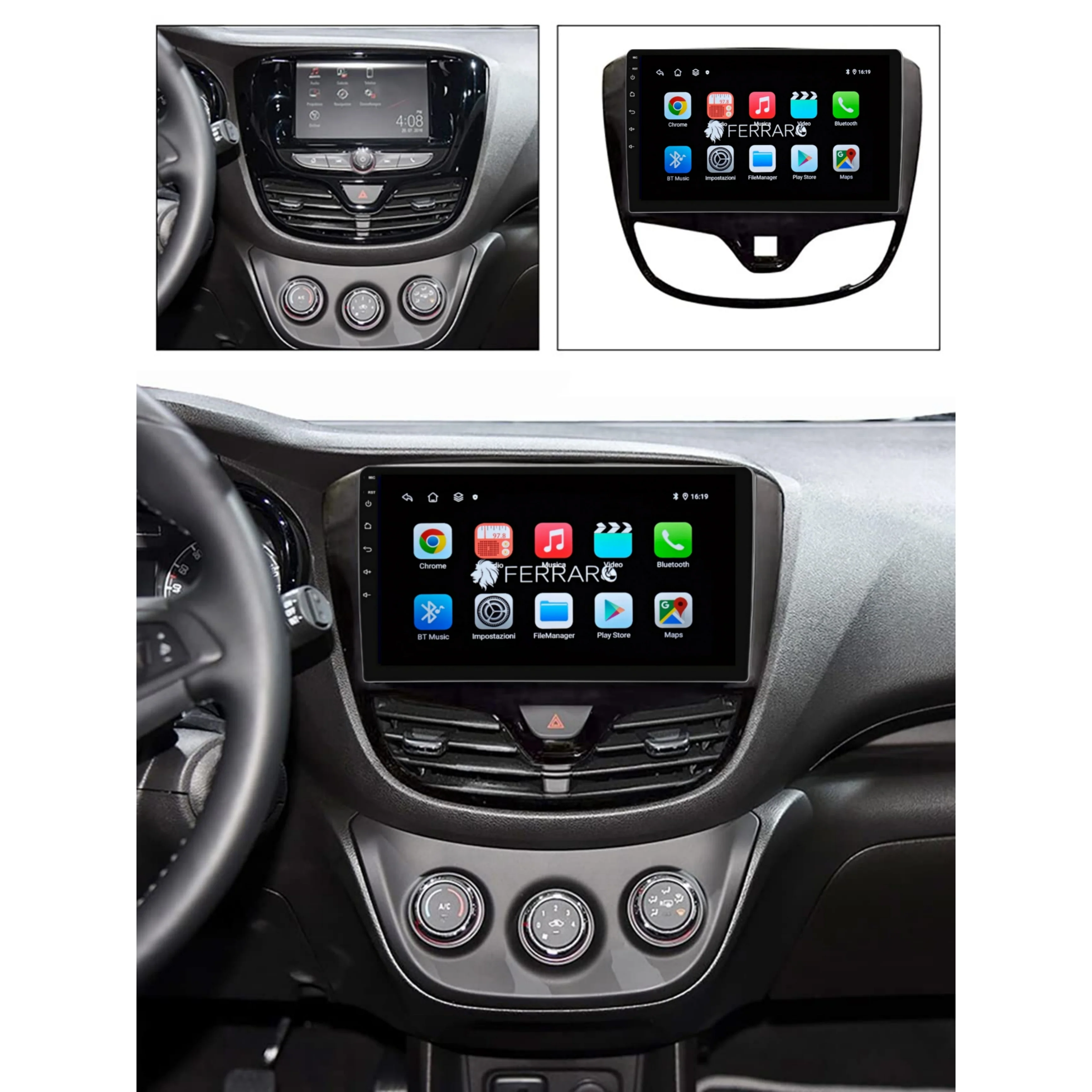 (PRENOTA) Autoradio per Opel Karl, Opel VinFast 10.1" (2015-2022) Android, Bluetooth, CarPlay, Android Auto, 2GB/4GB/8GB Ram - Image 4
