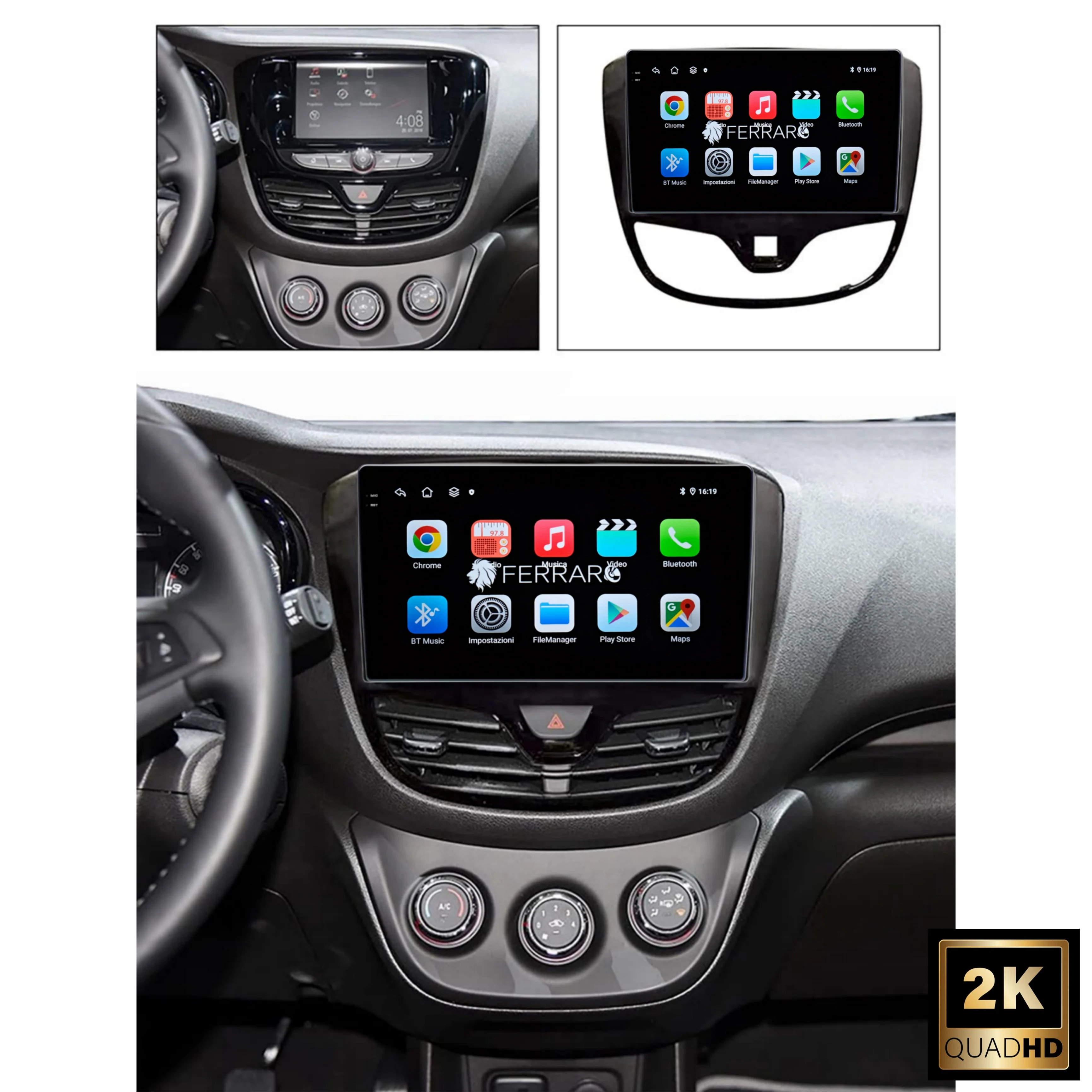 Autoradio per Opel Karl | Opel VinFast 10.1" 2K | 2015-2022 | Android | Bluetooth | CarPlay | Android Auto | 4/64GB Ram - Image 4