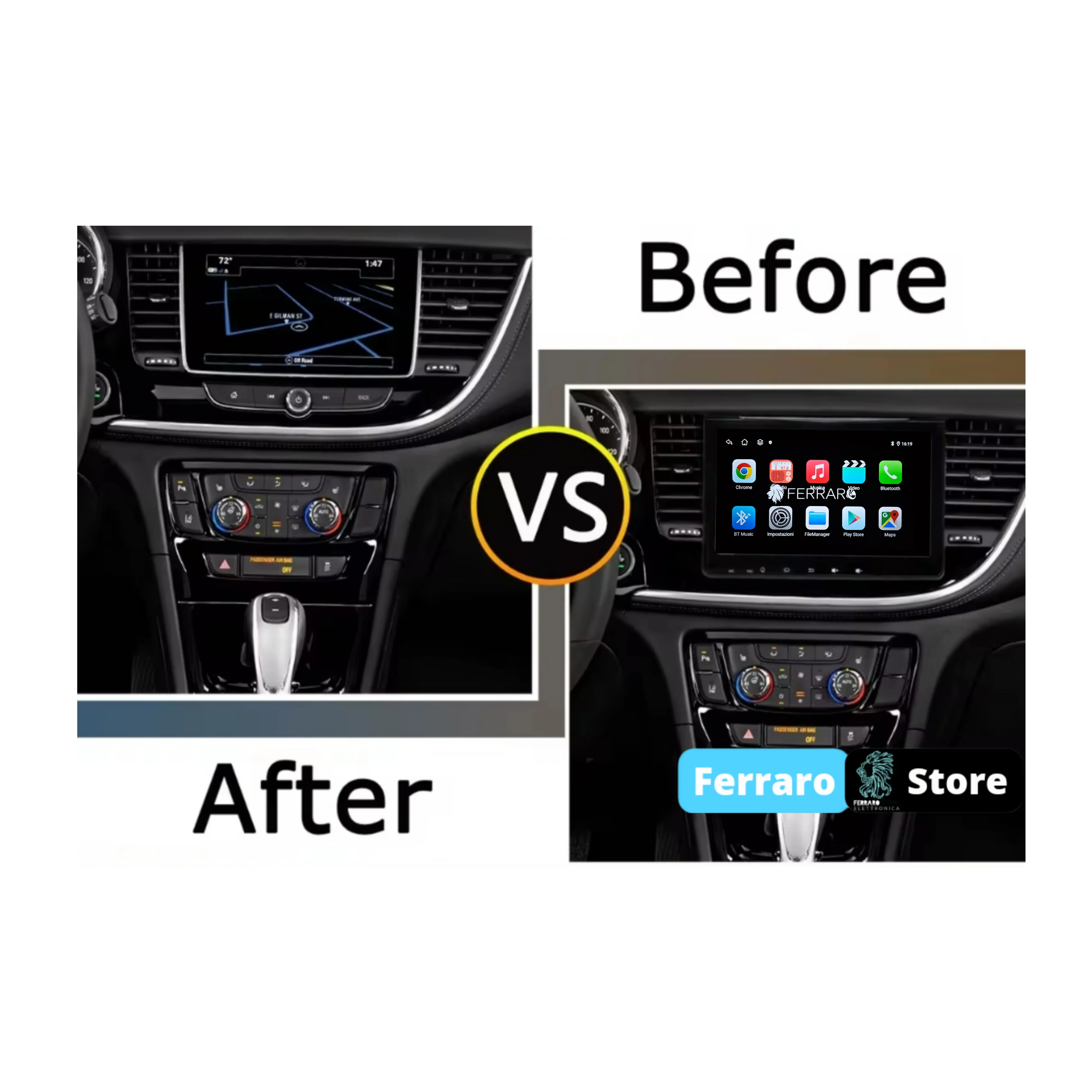 (PRENOTA) Autoradio per Opel Mokka X 8" (2016-2020) Android, Bluetooth, CarPlay, Android Auto, 4GB/8GB Ram - Image 2