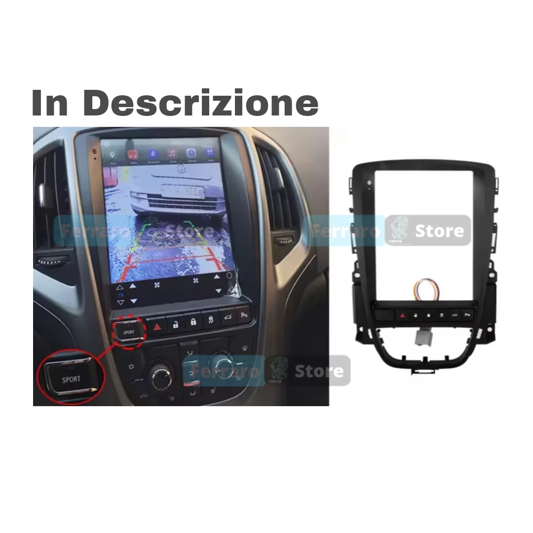 Autoradio per Opel Astra J 9.7" | 2009-2017 | Android | Bluetooth | CarPlay | Android Auto | Modello Tesla | 4GB/8GB Ram - Image 4